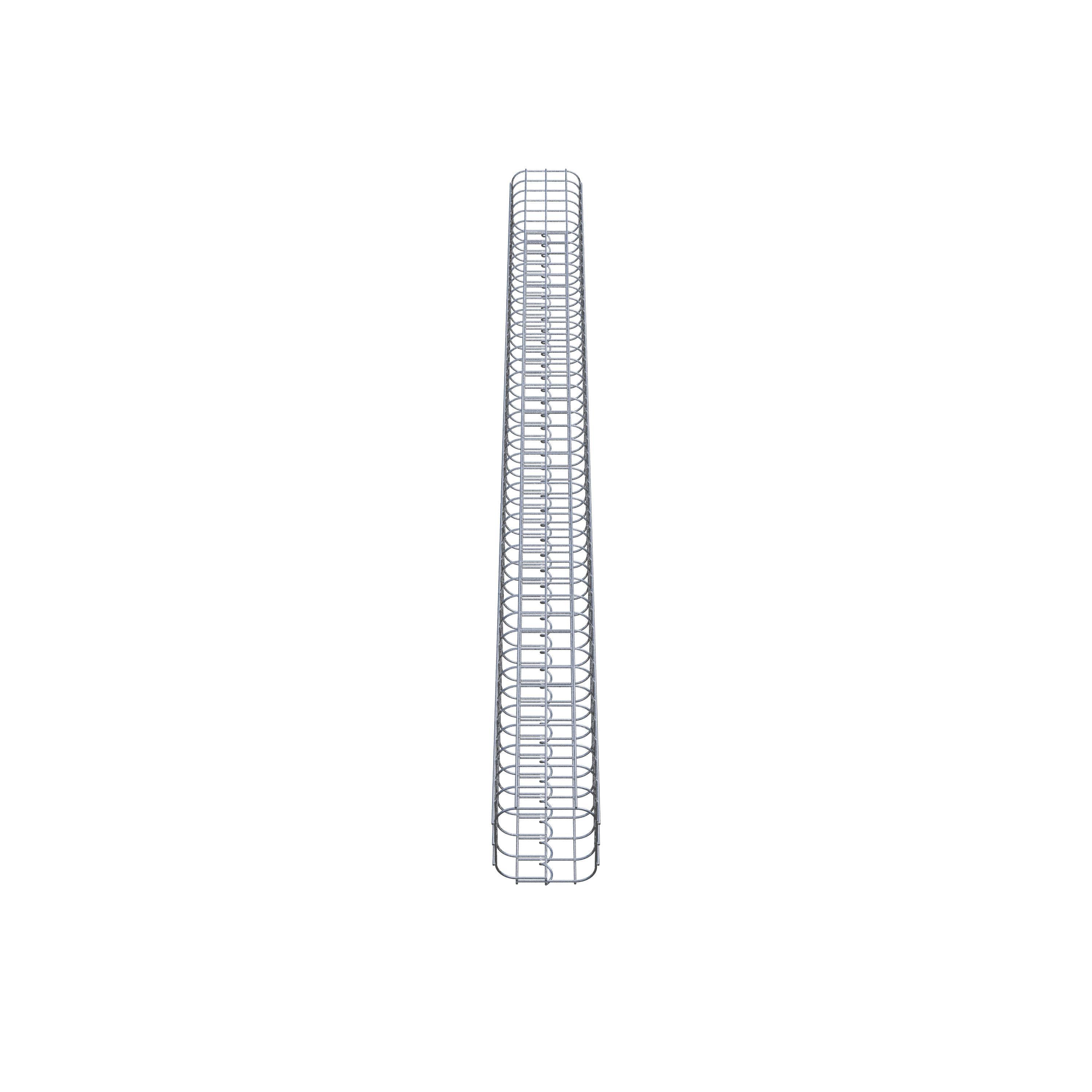 Columna de gaviones 17 x 17 cm, cuadrado MW 5 x 5 cm