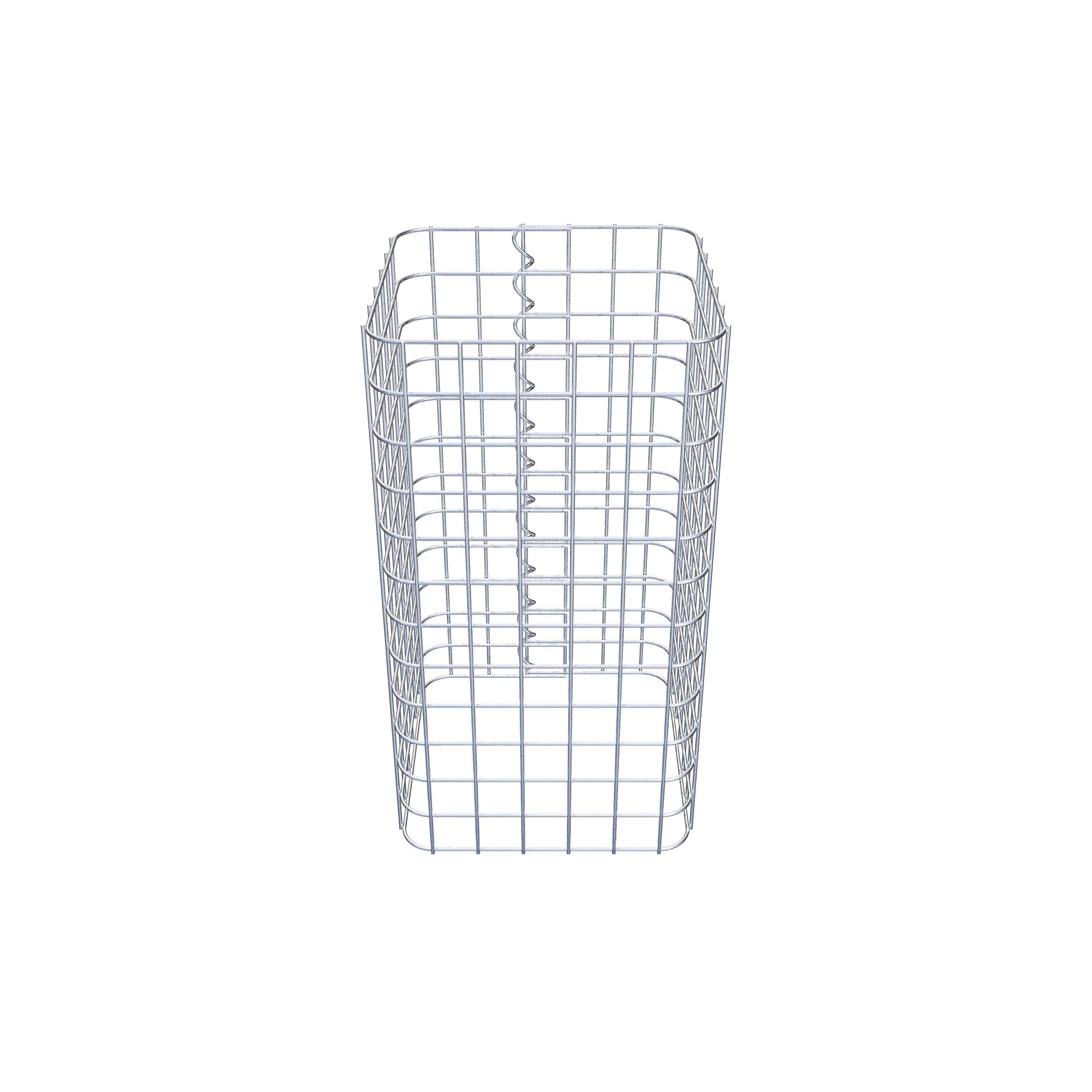 Columna de gaviones 32 x 32 cm MW 5 x 5 cm cuadrado