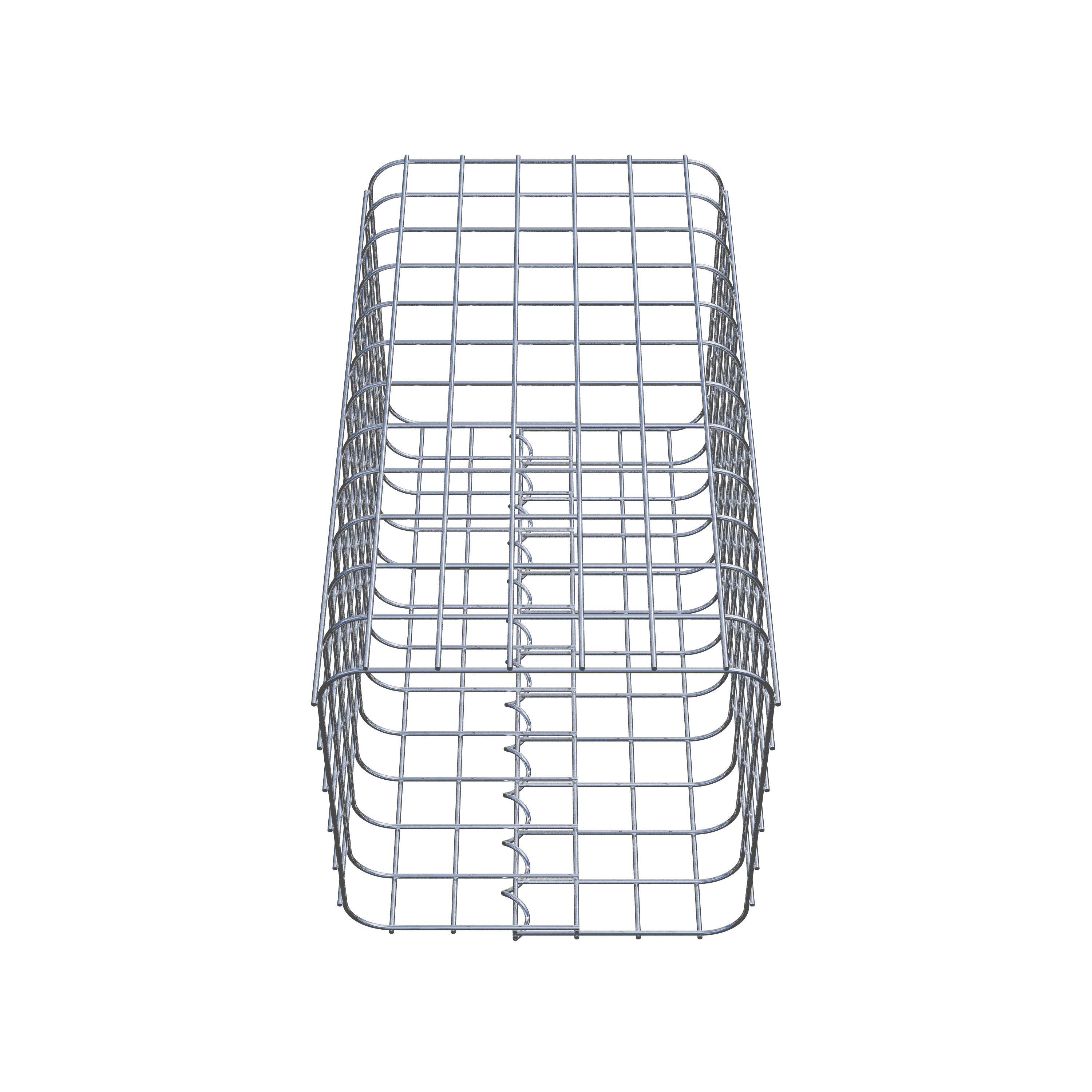 Columna de gaviones 32 x 32 cm MW 5 x 5 cm cuadrado