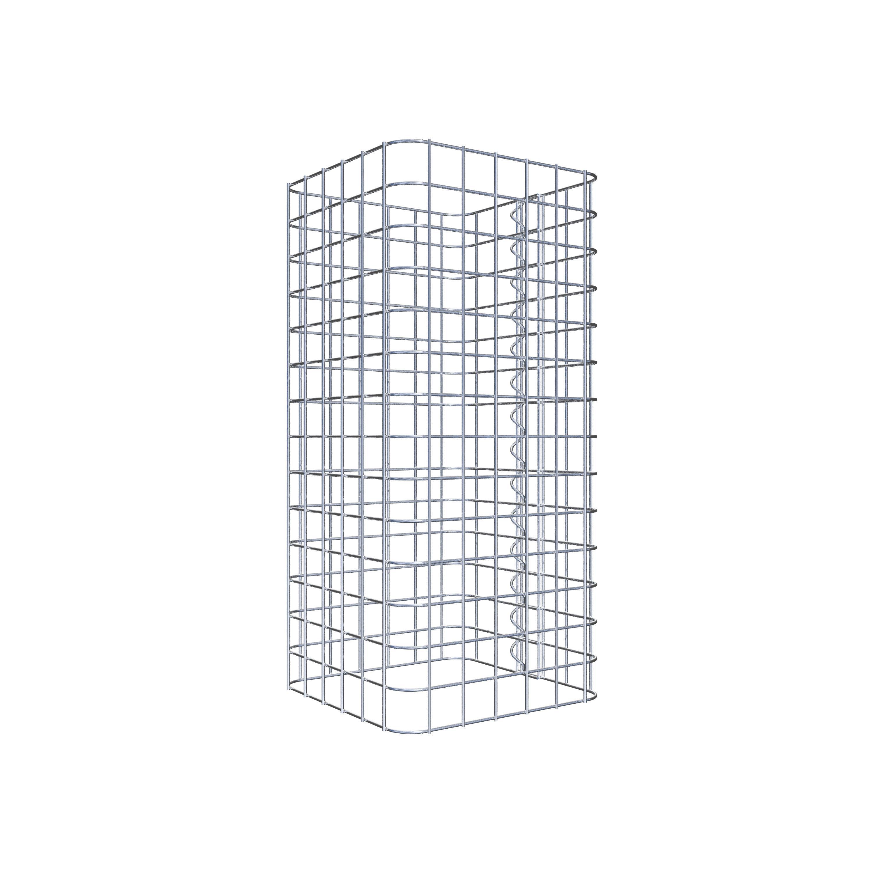 Columna de gaviones 32 x 32 cm MW 5 x 5 cm cuadrado