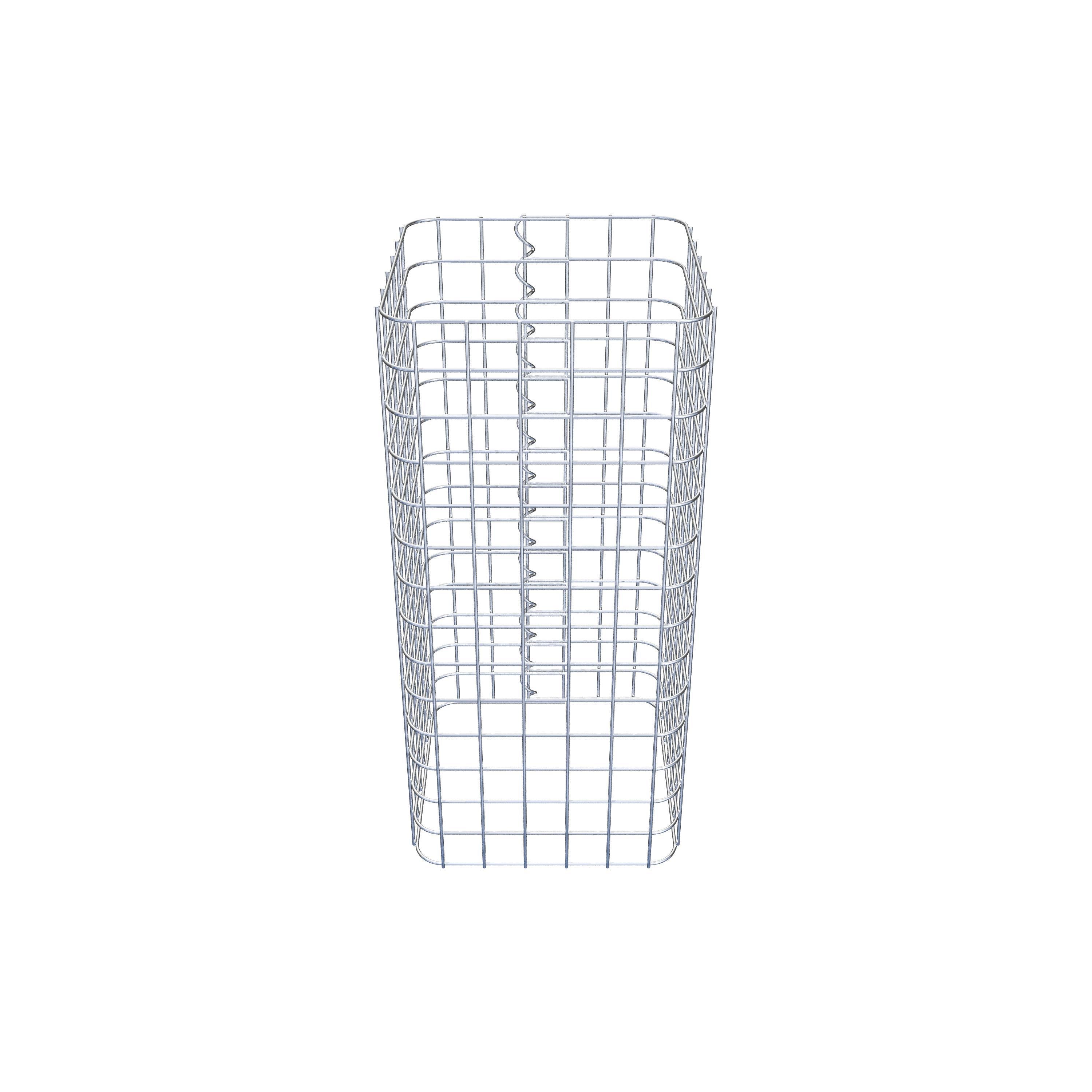 Columna de gaviones 32 x 32 cm MW 5 x 5 cm cuadrado