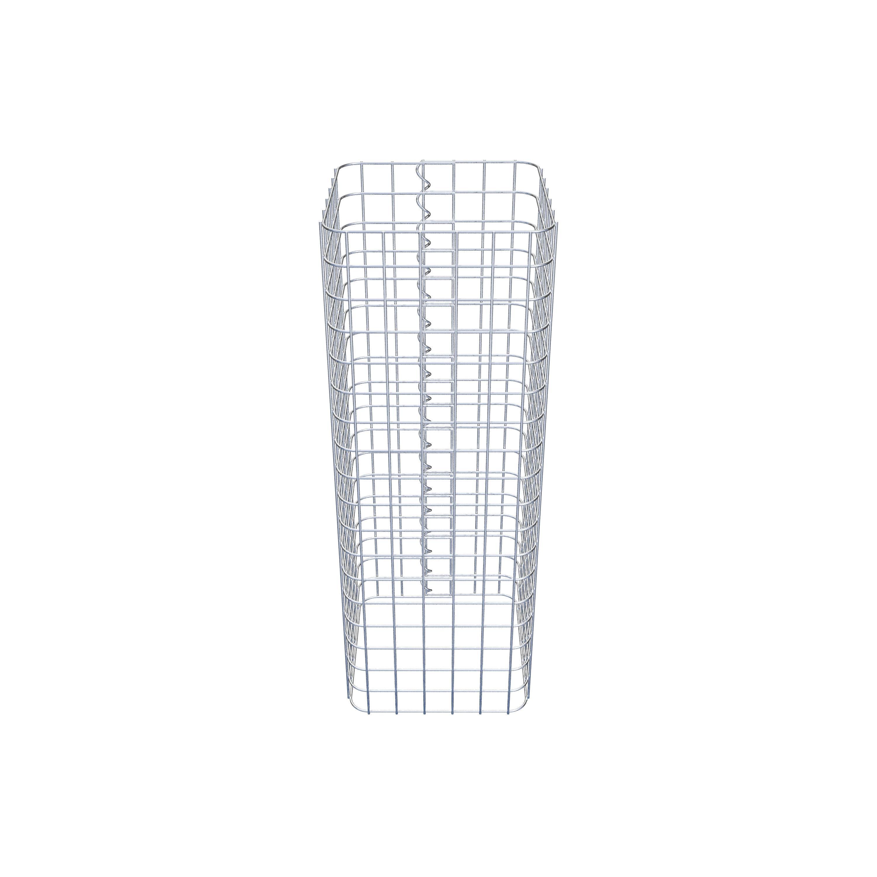 Columna de gaviones 32 x 32 cm MW 5 x 5 cm cuadrado