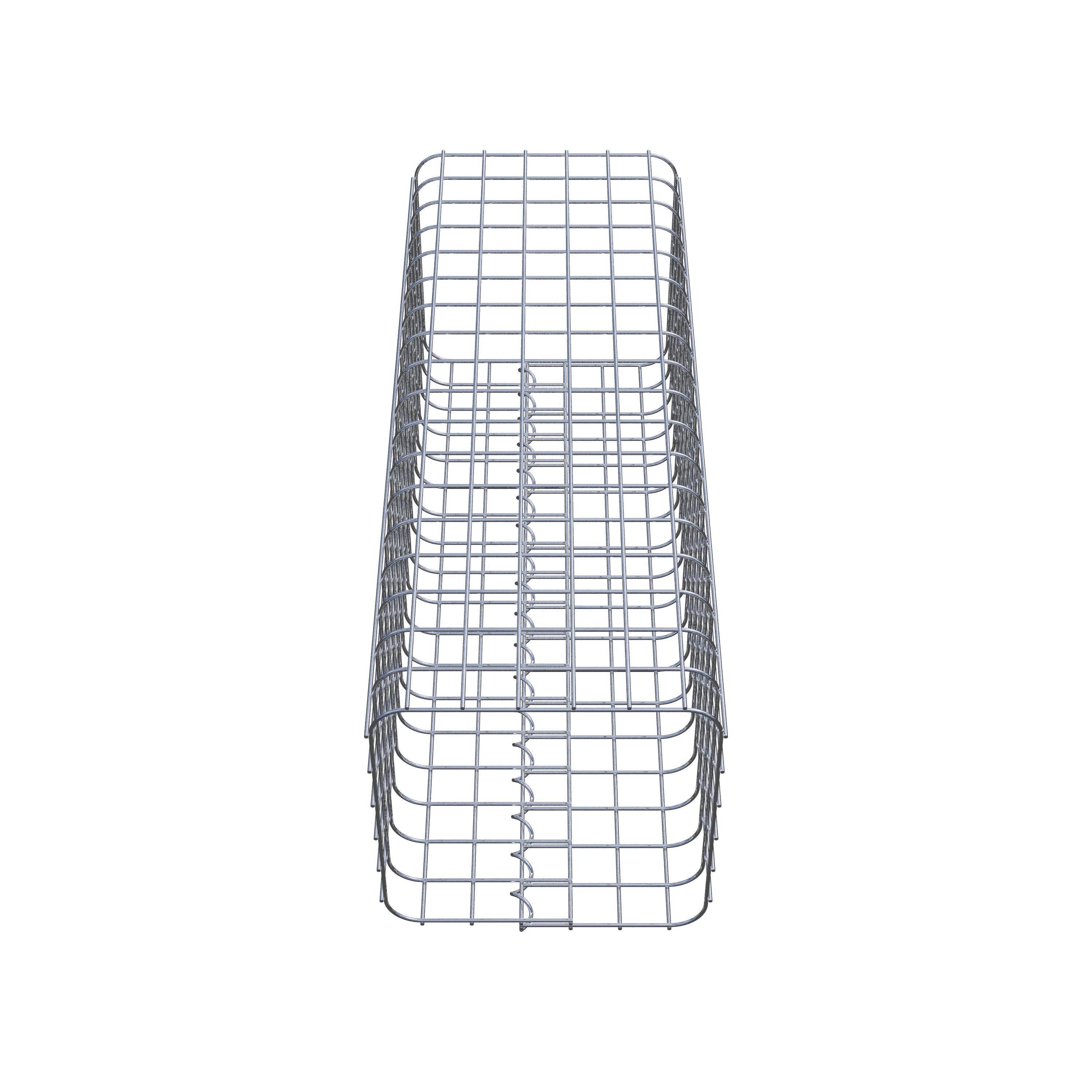 Columna de gaviones 32 x 32 cm MW 5 x 5 cm cuadrado
