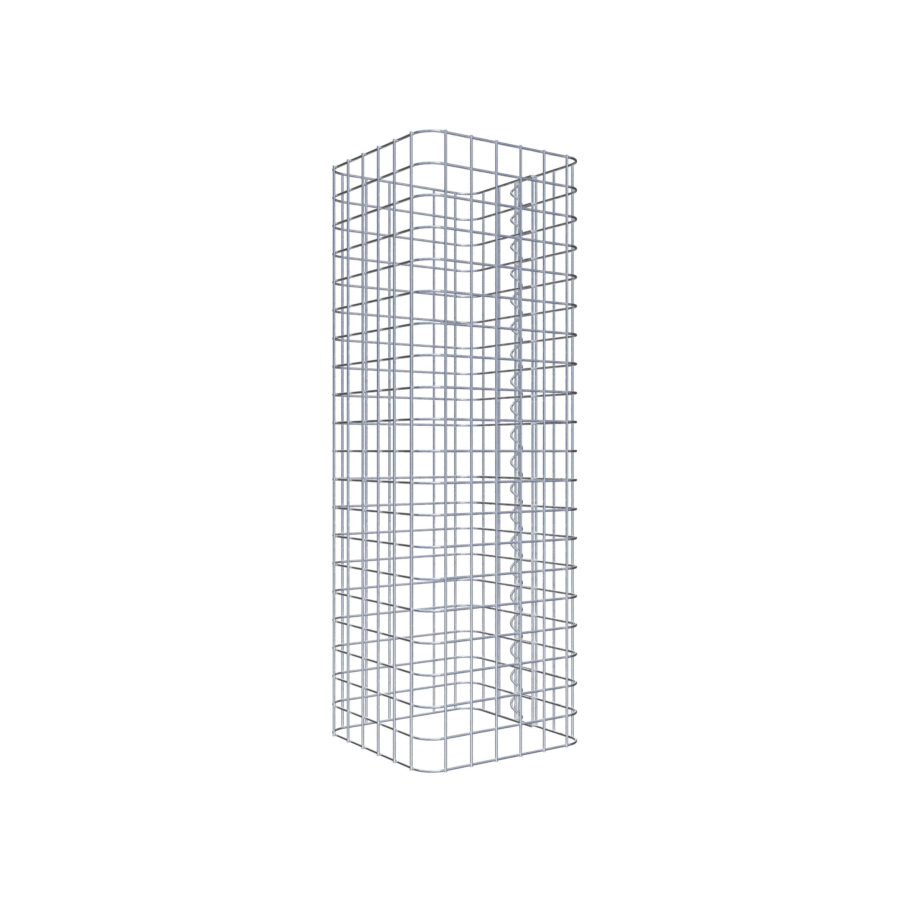 Columna de gaviones 32 x 32 cm MW 5 x 5 cm cuadrado