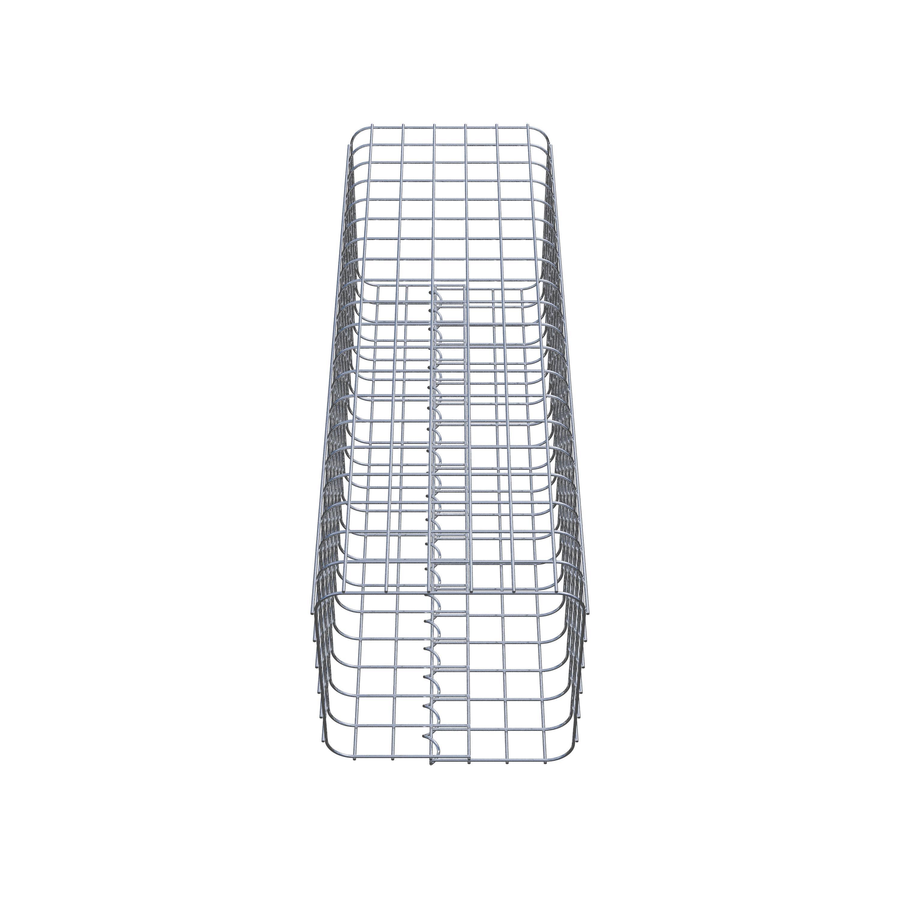 Columna de gaviones 32 x 32 cm MW 5 x 5 cm cuadrado