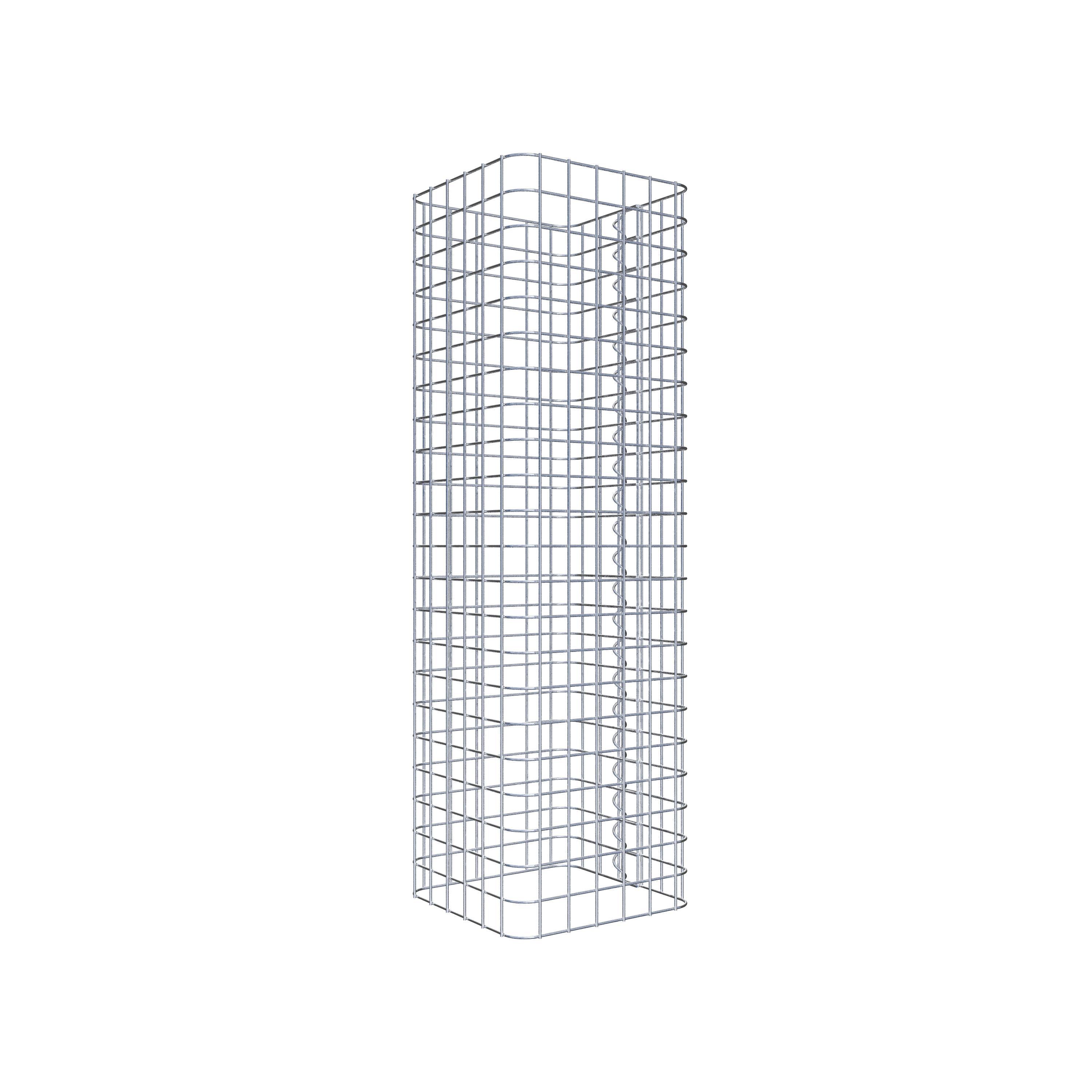 Columna de gaviones 32 x 32 cm MW 5 x 5 cm cuadrado