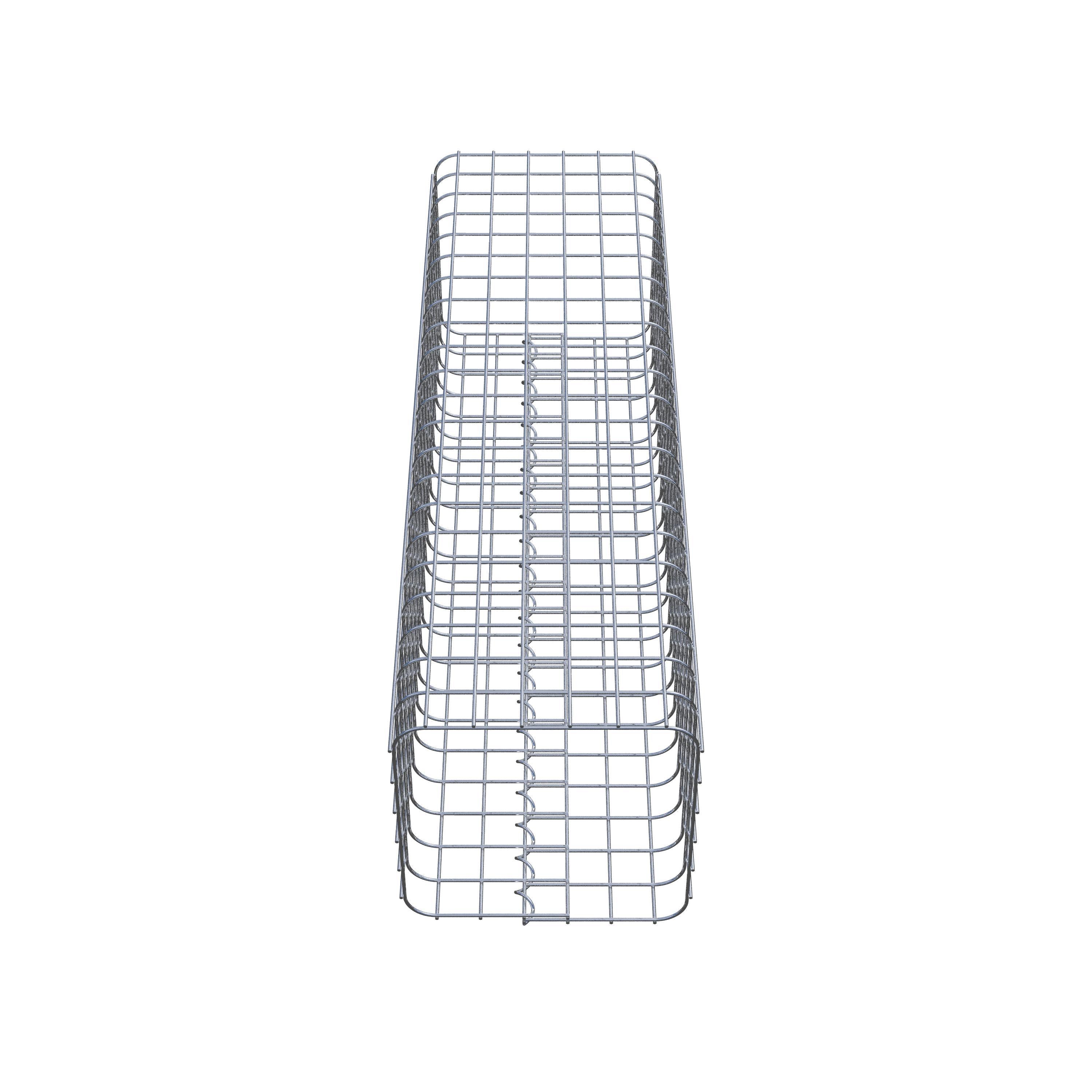 Columna de gaviones 32 x 32 cm MW 5 x 5 cm cuadrado