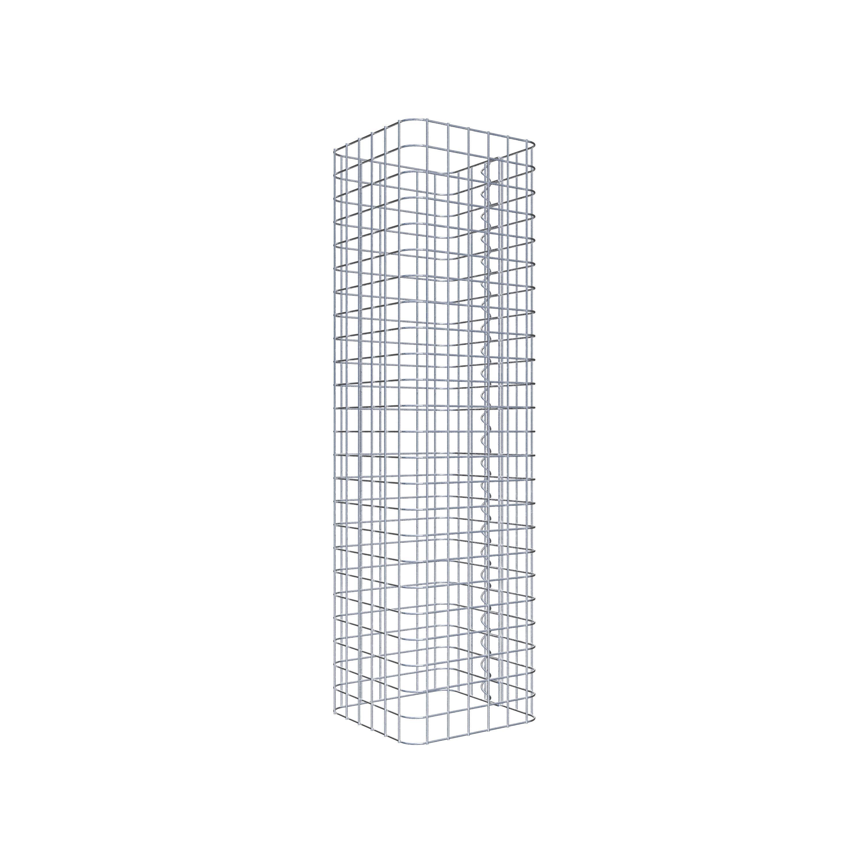 Columna de gaviones 32 x 32 cm MW 5 x 5 cm cuadrado