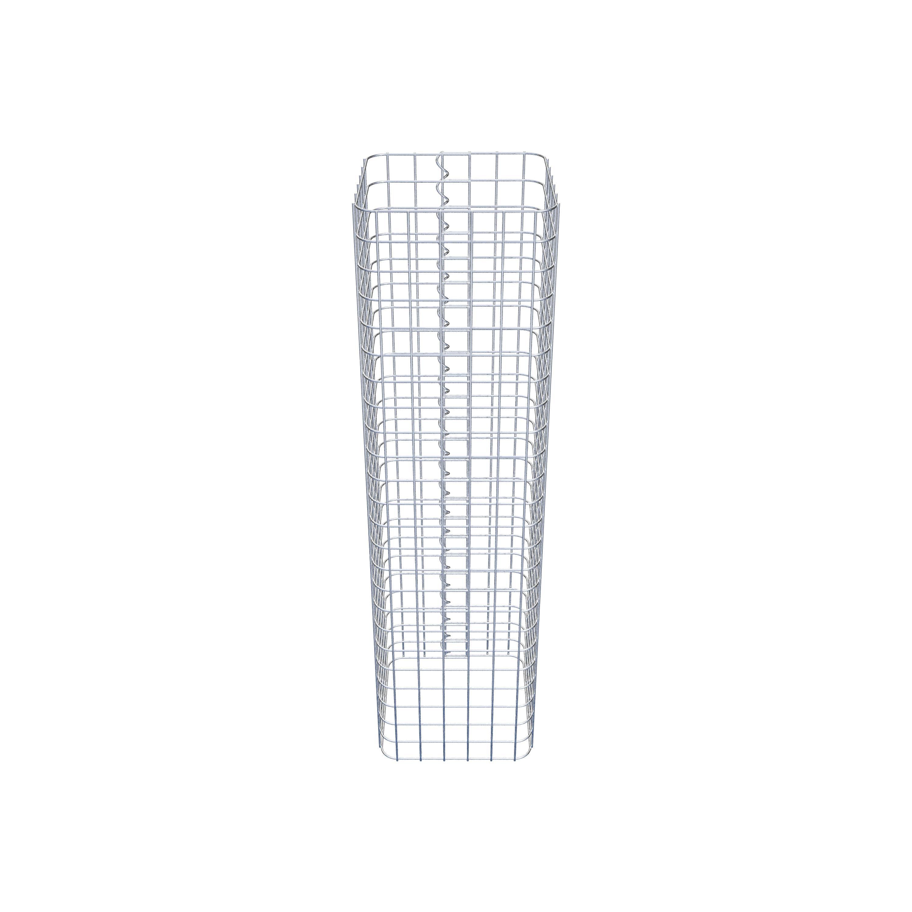 Columna de gaviones 32 x 32 cm MW 5 x 5 cm cuadrado