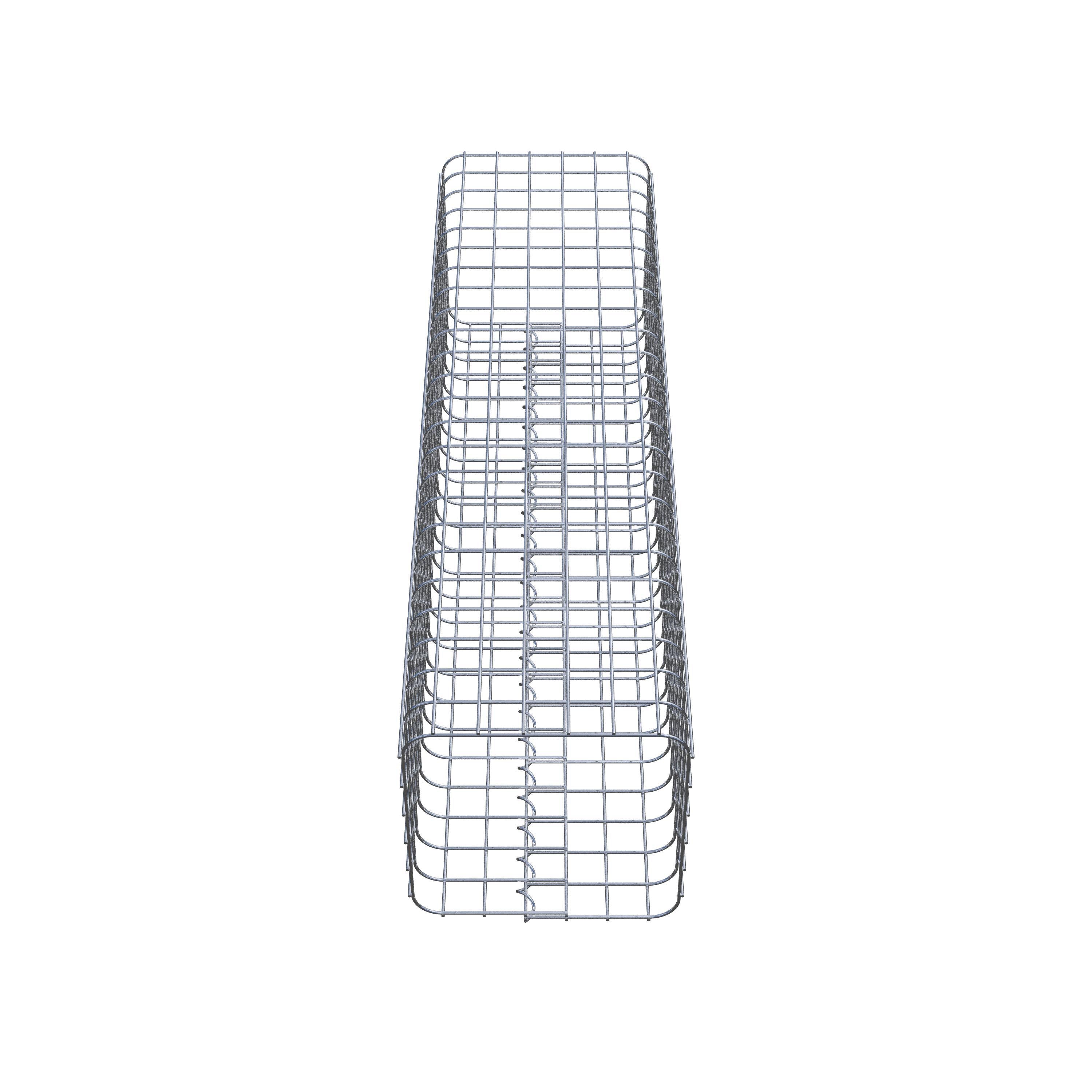 Columna de gaviones 32 x 32 cm MW 5 x 5 cm cuadrado