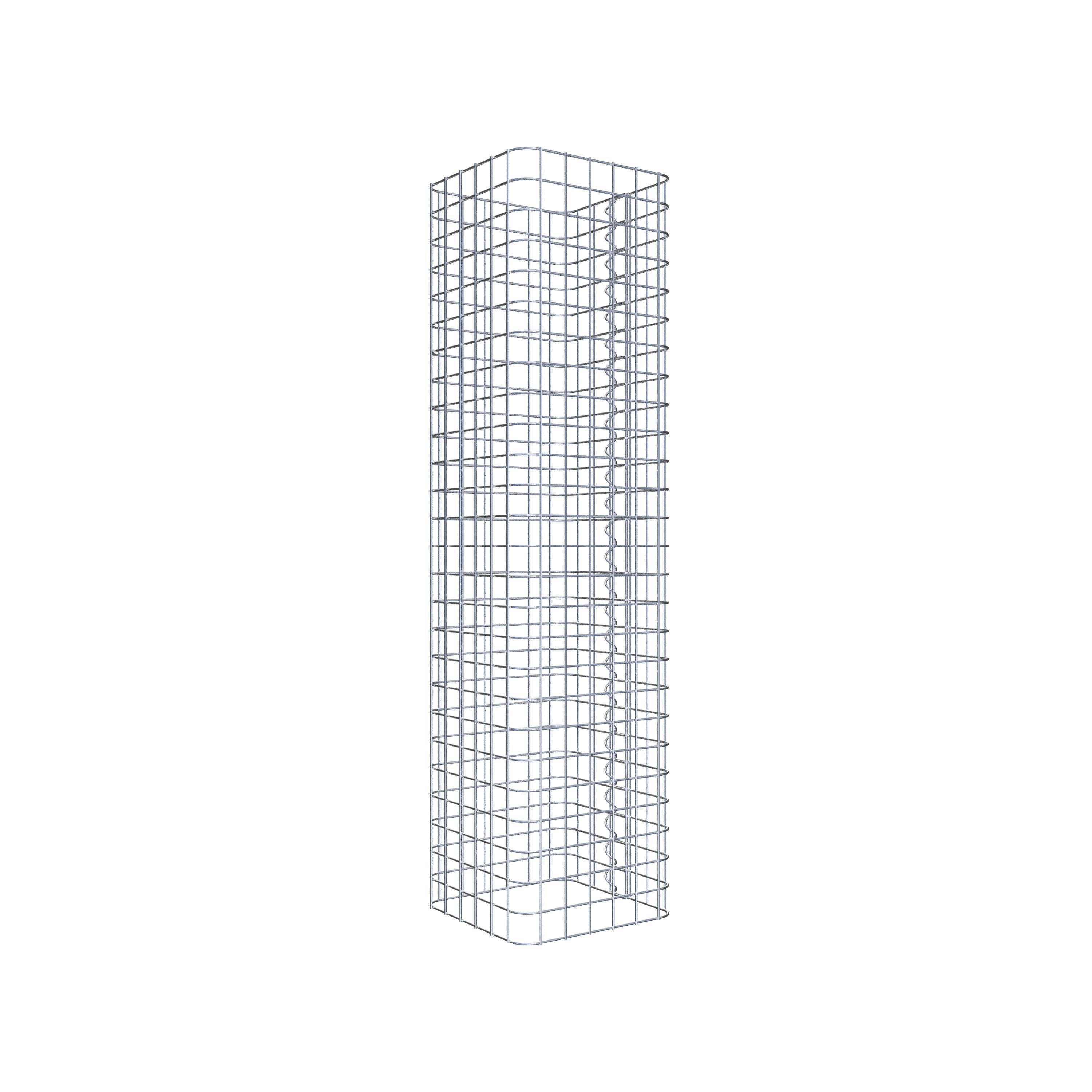 Columna de gaviones 32 x 32 cm MW 5 x 5 cm cuadrado