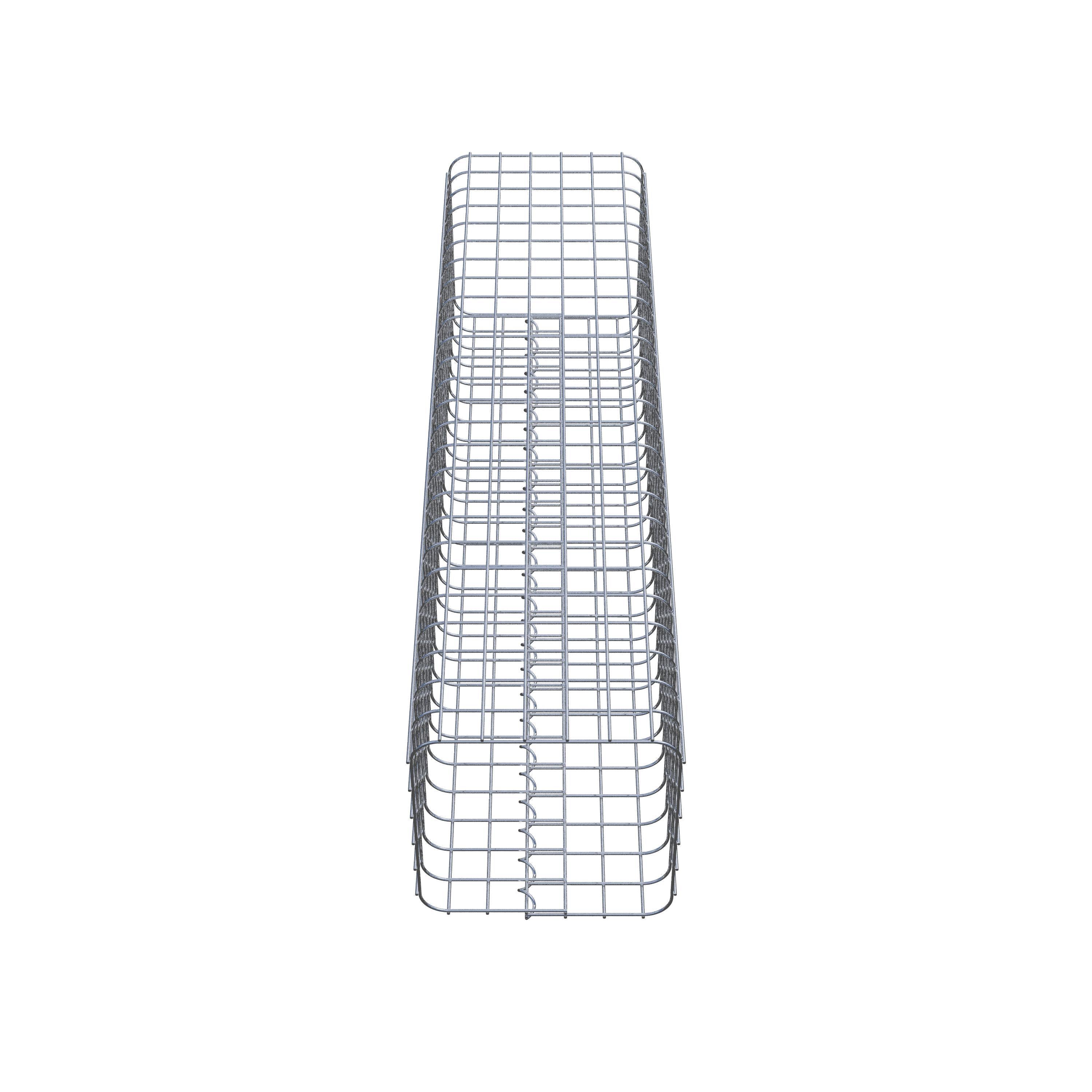 Columna de gaviones 32 x 32 cm MW 5 x 5 cm cuadrado