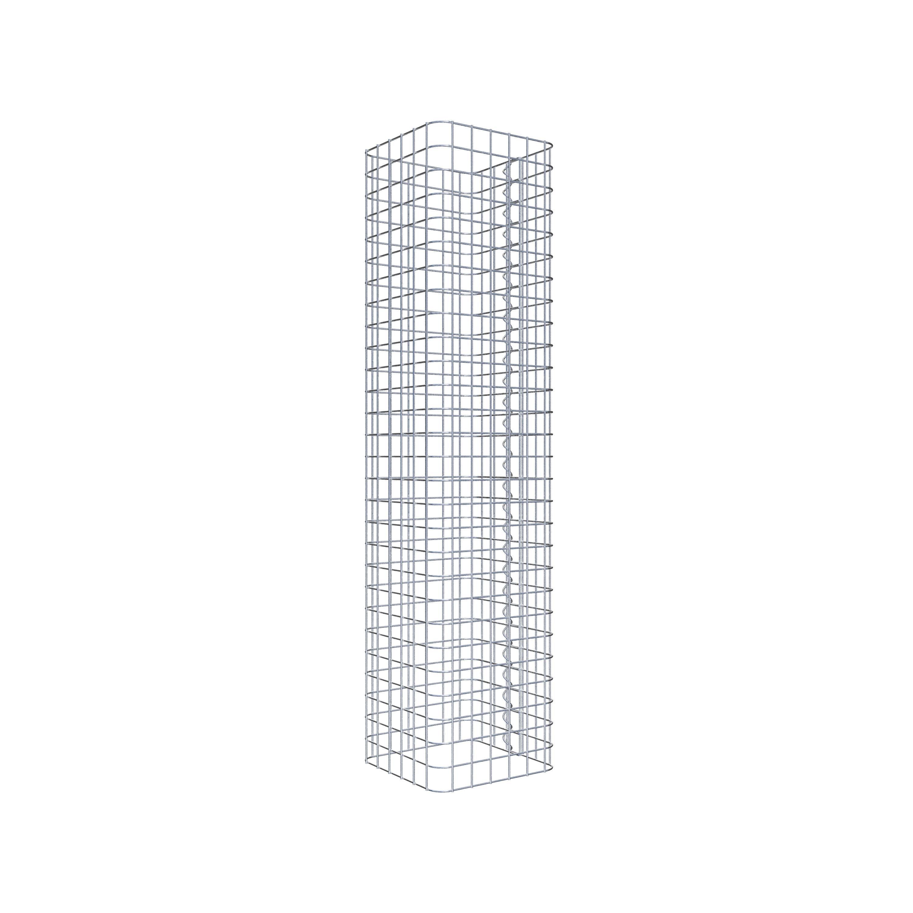 Columna de gaviones 32 x 32 cm MW 5 x 5 cm cuadrado