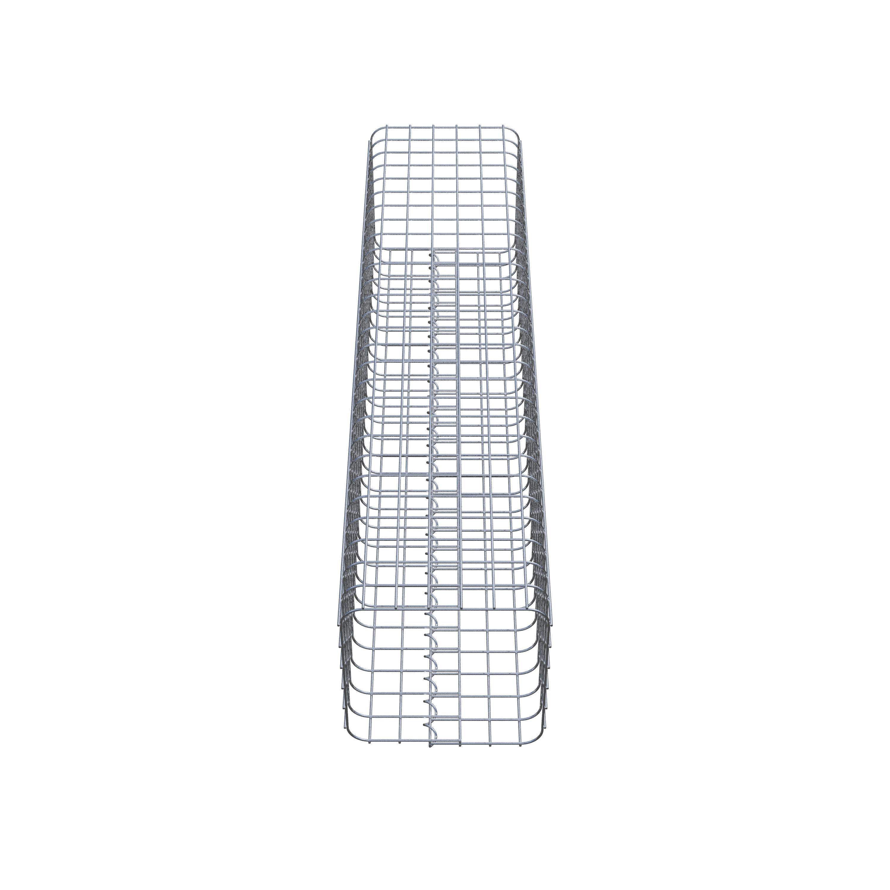 Columna de gaviones 32 x 32 cm MW 5 x 5 cm cuadrado