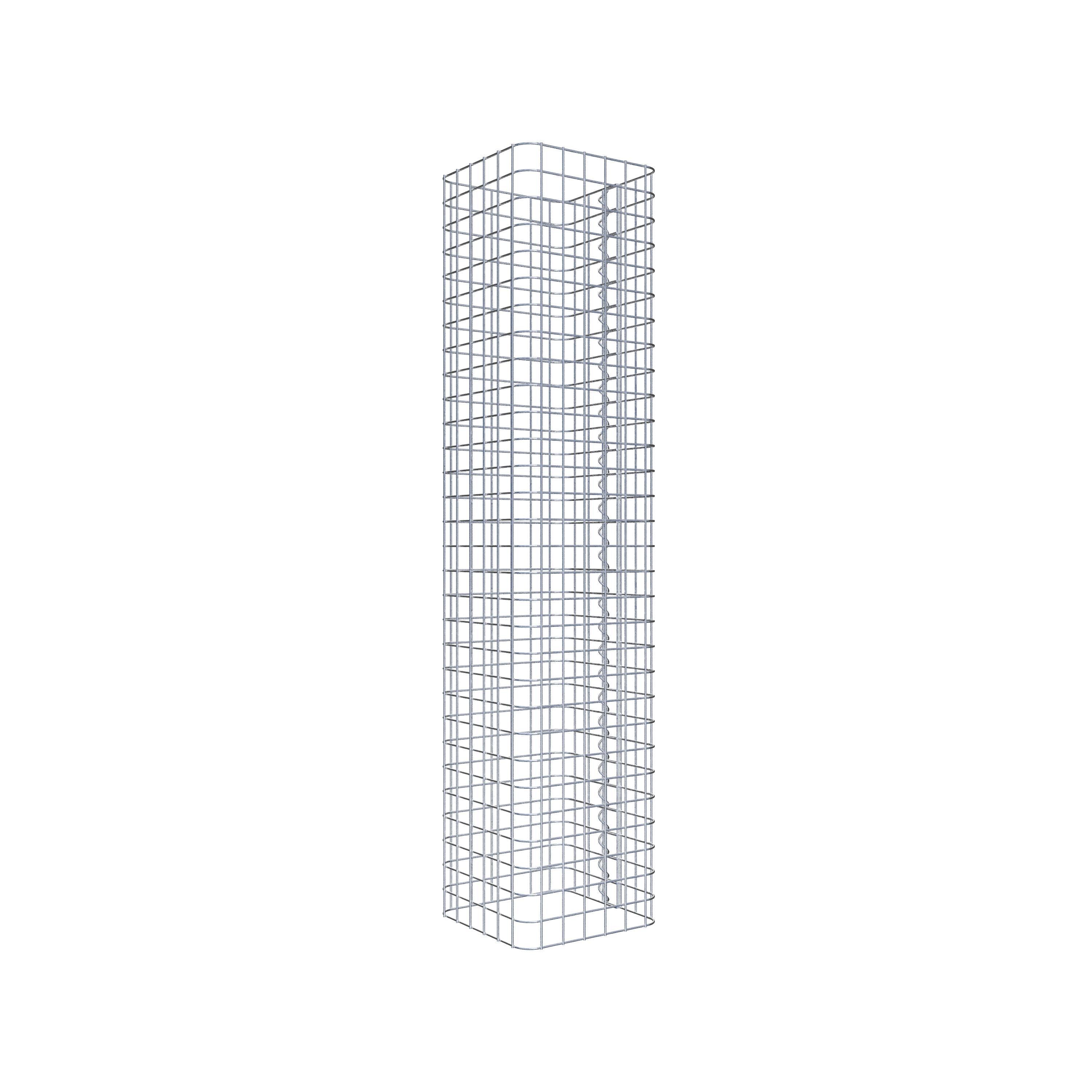Columna de gaviones 32 x 32 cm MW 5 x 5 cm cuadrado
