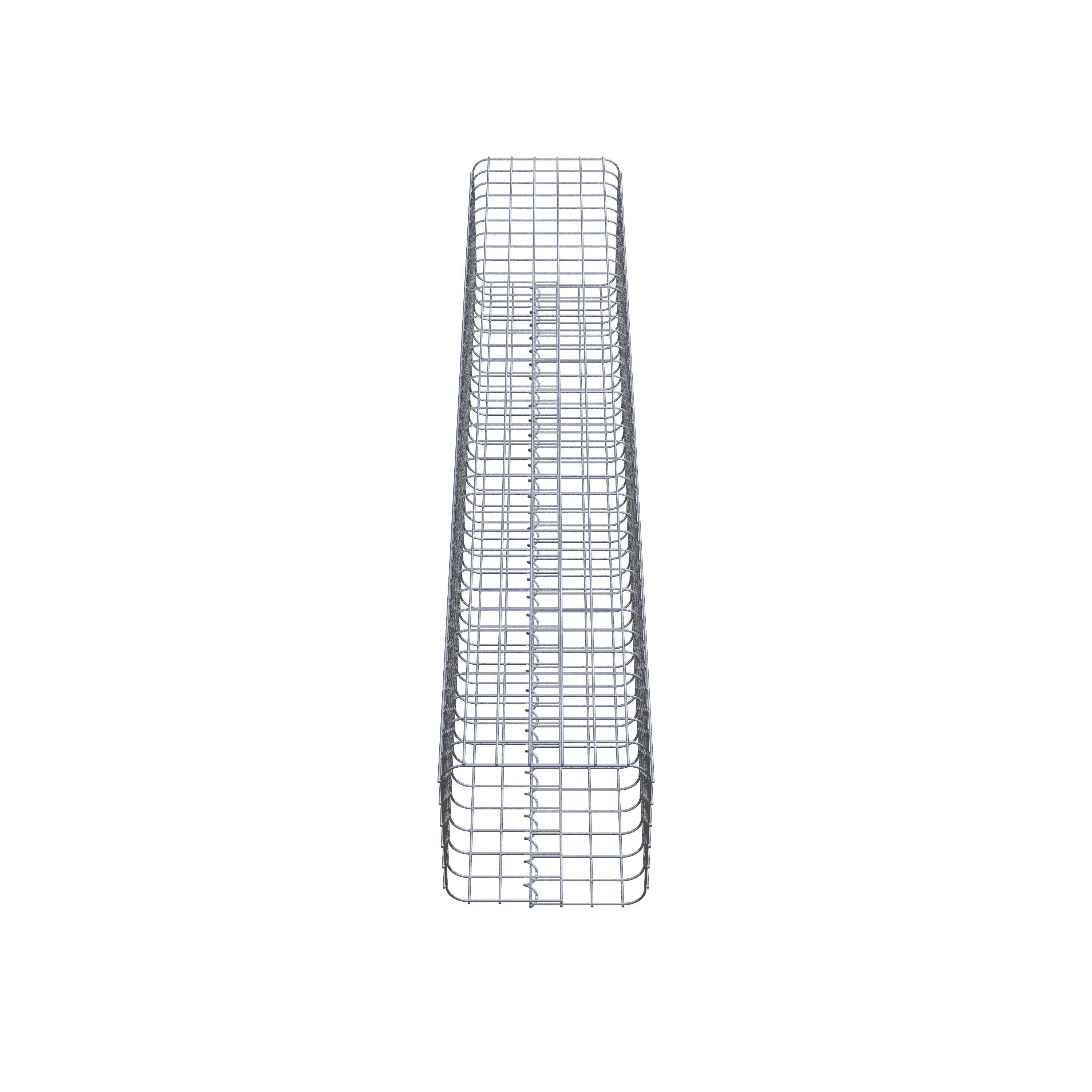 Columna de gaviones 32 x 32 cm MW 5 x 5 cm cuadrado