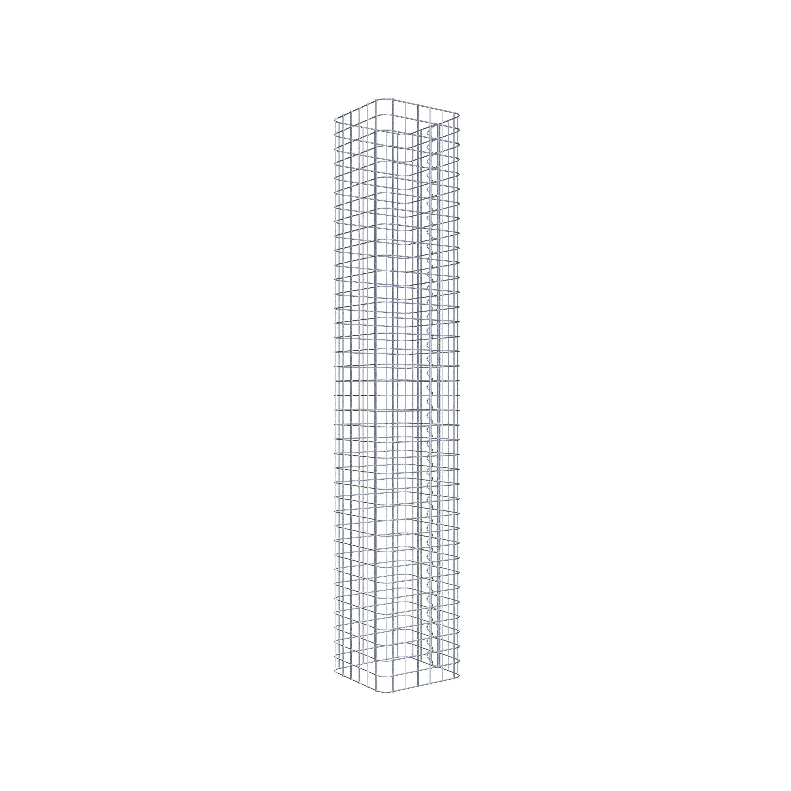 Columna de gaviones 32 x 32 cm MW 5 x 5 cm cuadrado