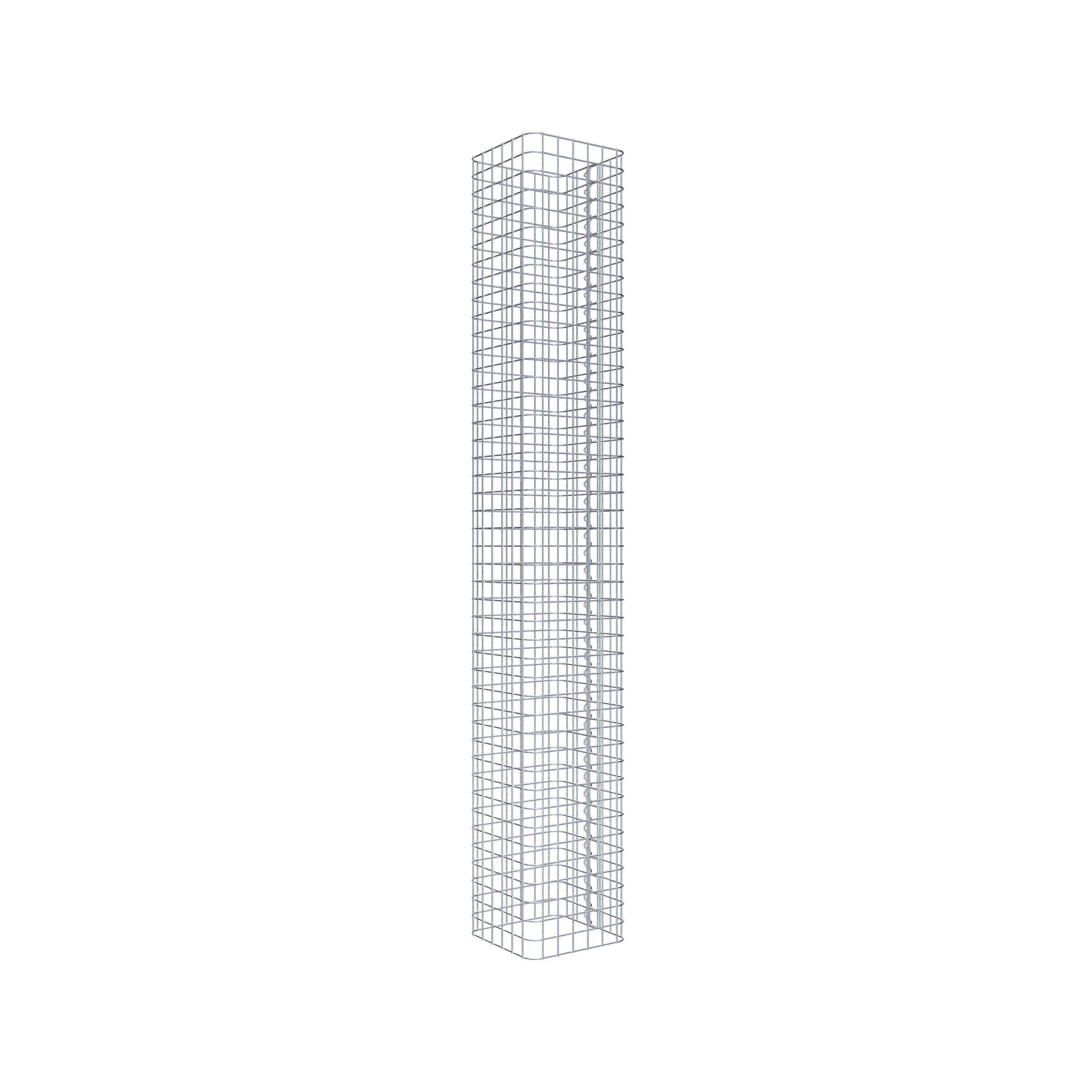 Columna de gaviones 32 x 32 cm MW 5 x 5 cm cuadrado