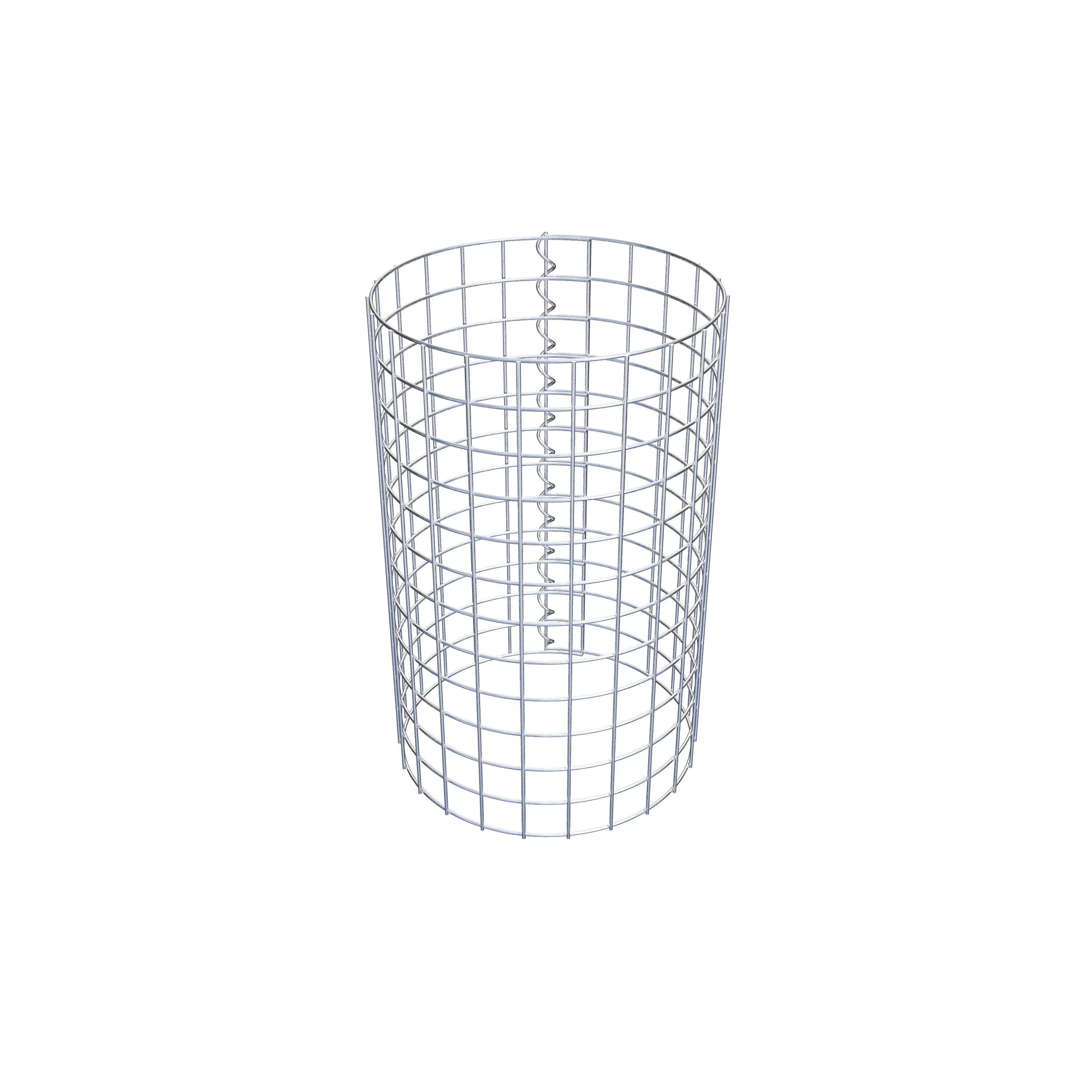 Columna de gaviones diámetro 37 cm MW 5 x 5 cm redonda