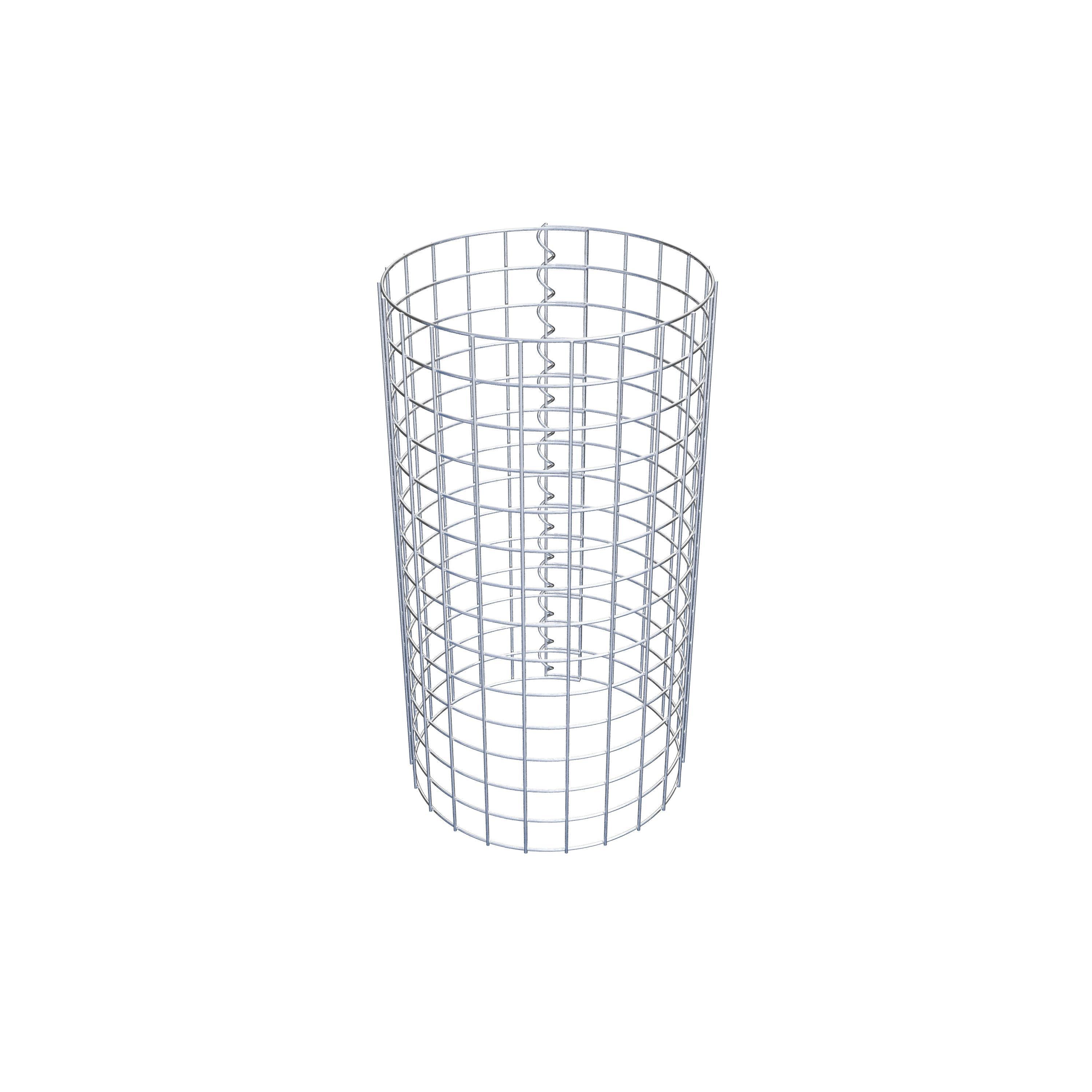 Columna de gaviones diámetro 37 cm MW 5 x 5 cm redonda