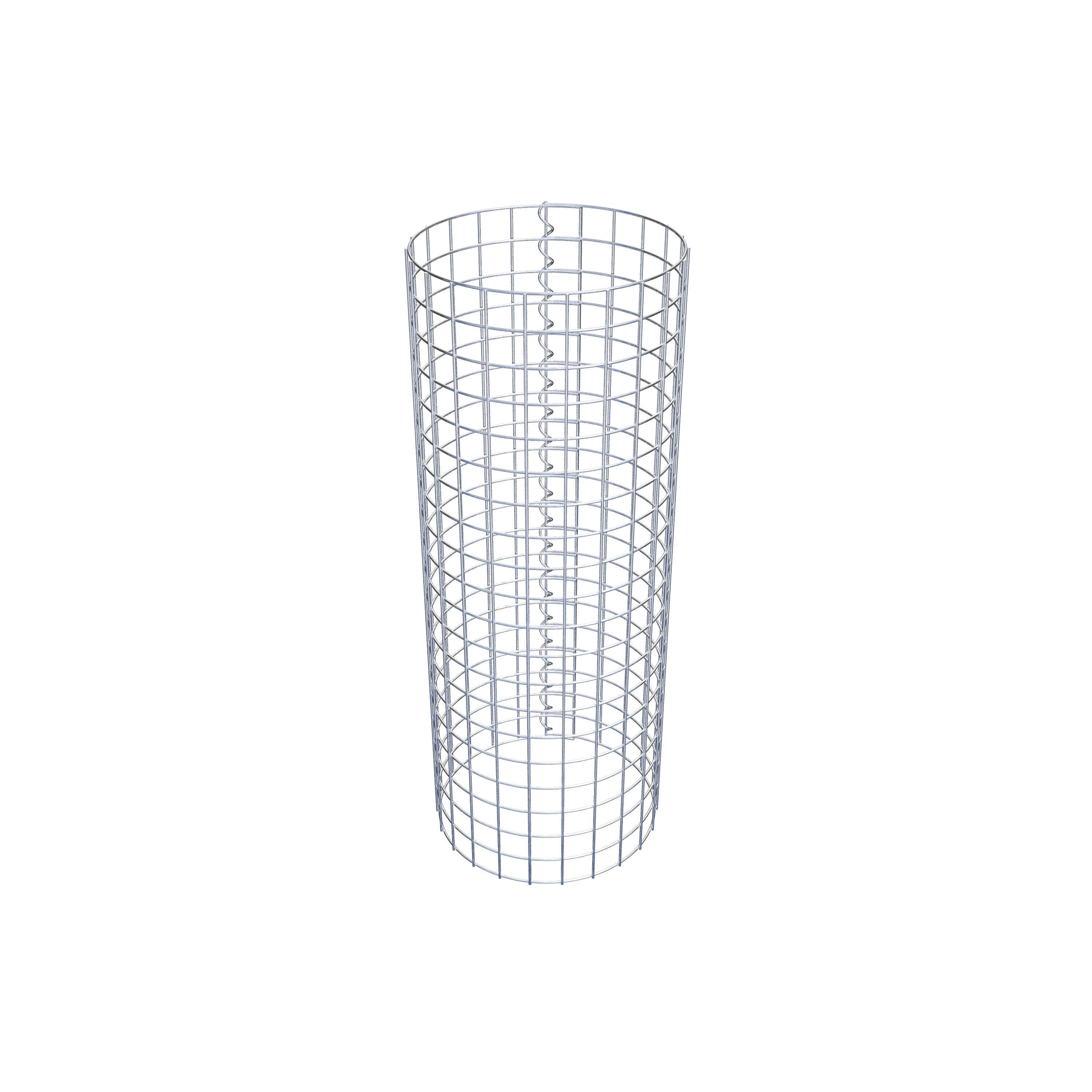 Columna de gaviones diámetro 37 cm MW 5 x 5 cm redonda