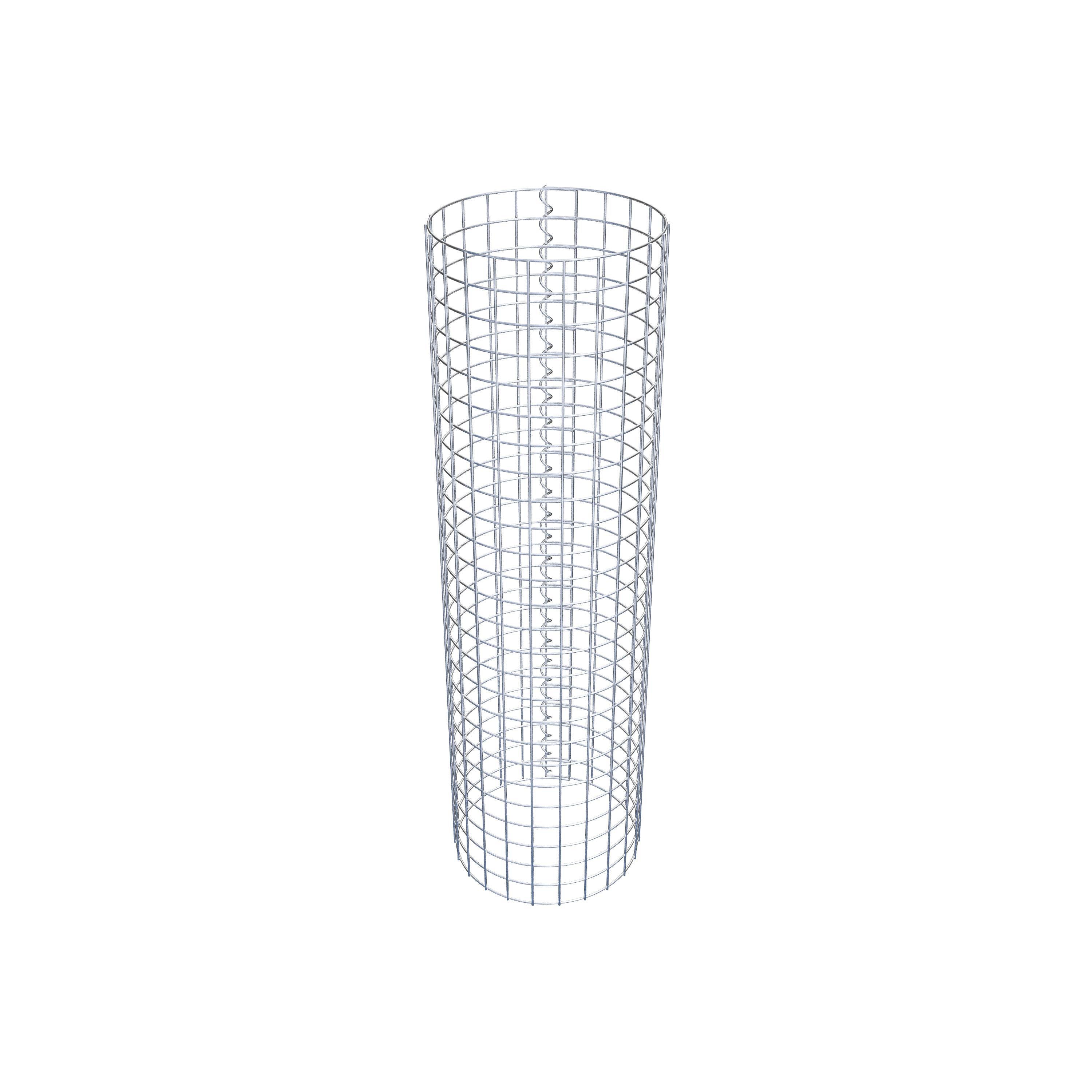 Columna de gaviones diámetro 37 cm MW 5 x 5 cm redonda