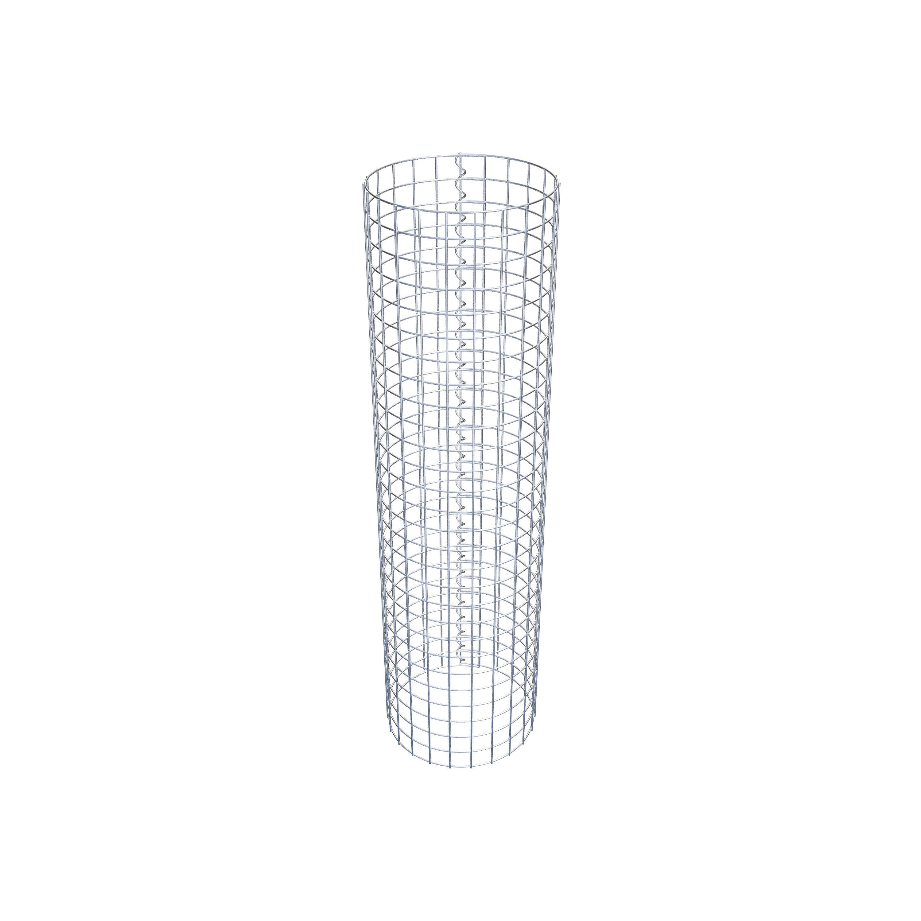 Columna de gaviones diámetro 37 cm MW 5 x 5 cm redonda