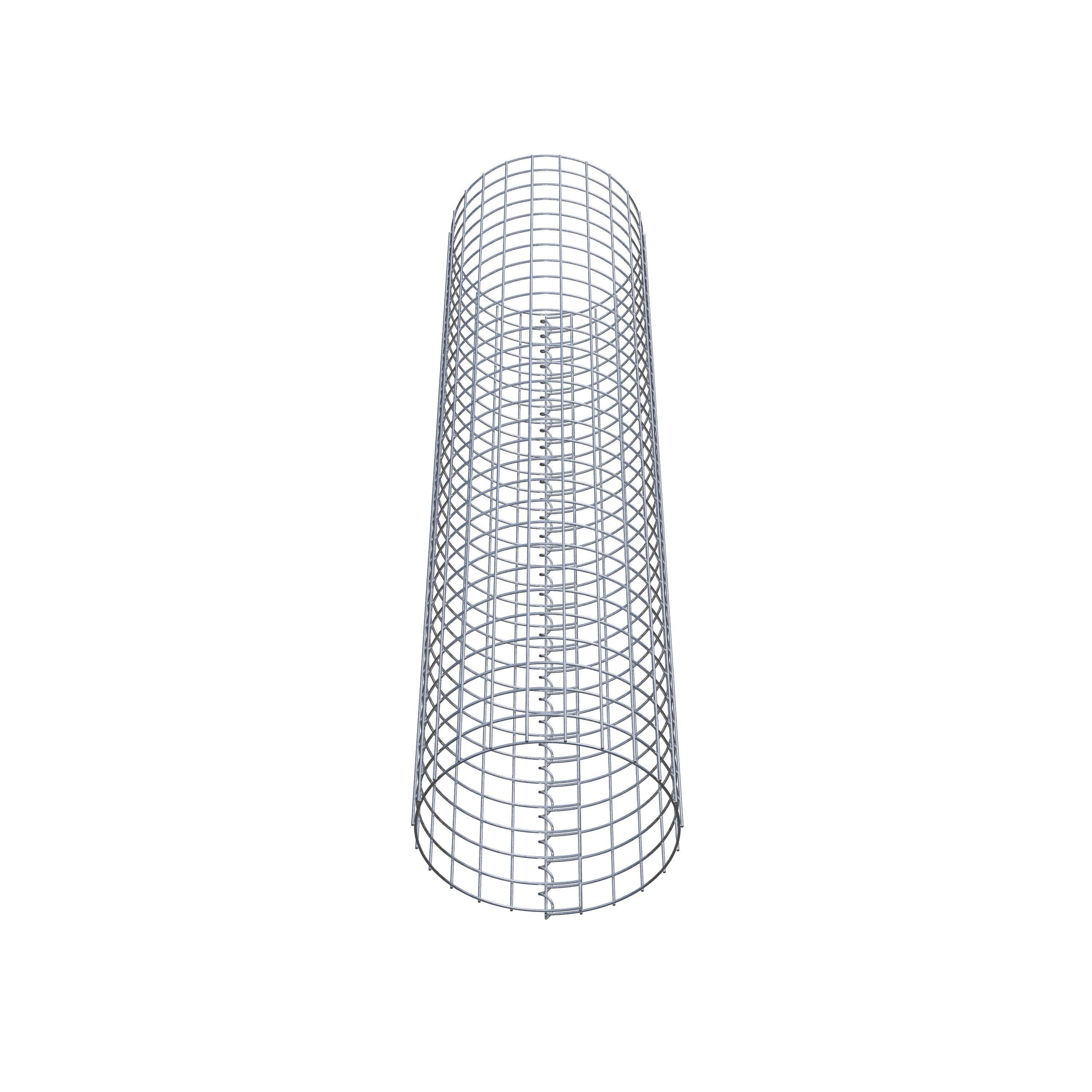 Columna de gaviones diámetro 37 cm MW 5 x 5 cm redonda