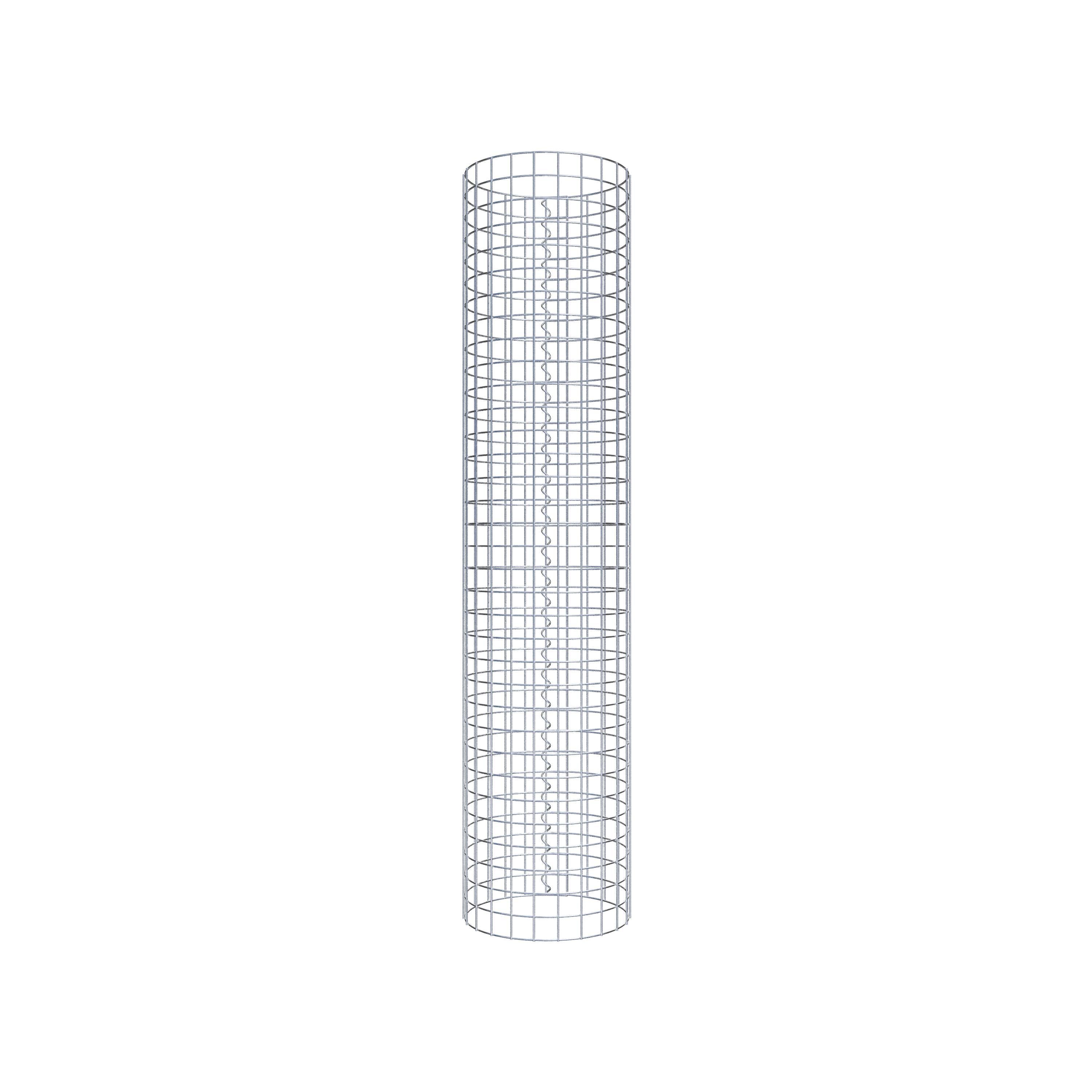 Columna de gaviones diámetro 37 cm MW 5 x 5 cm redonda