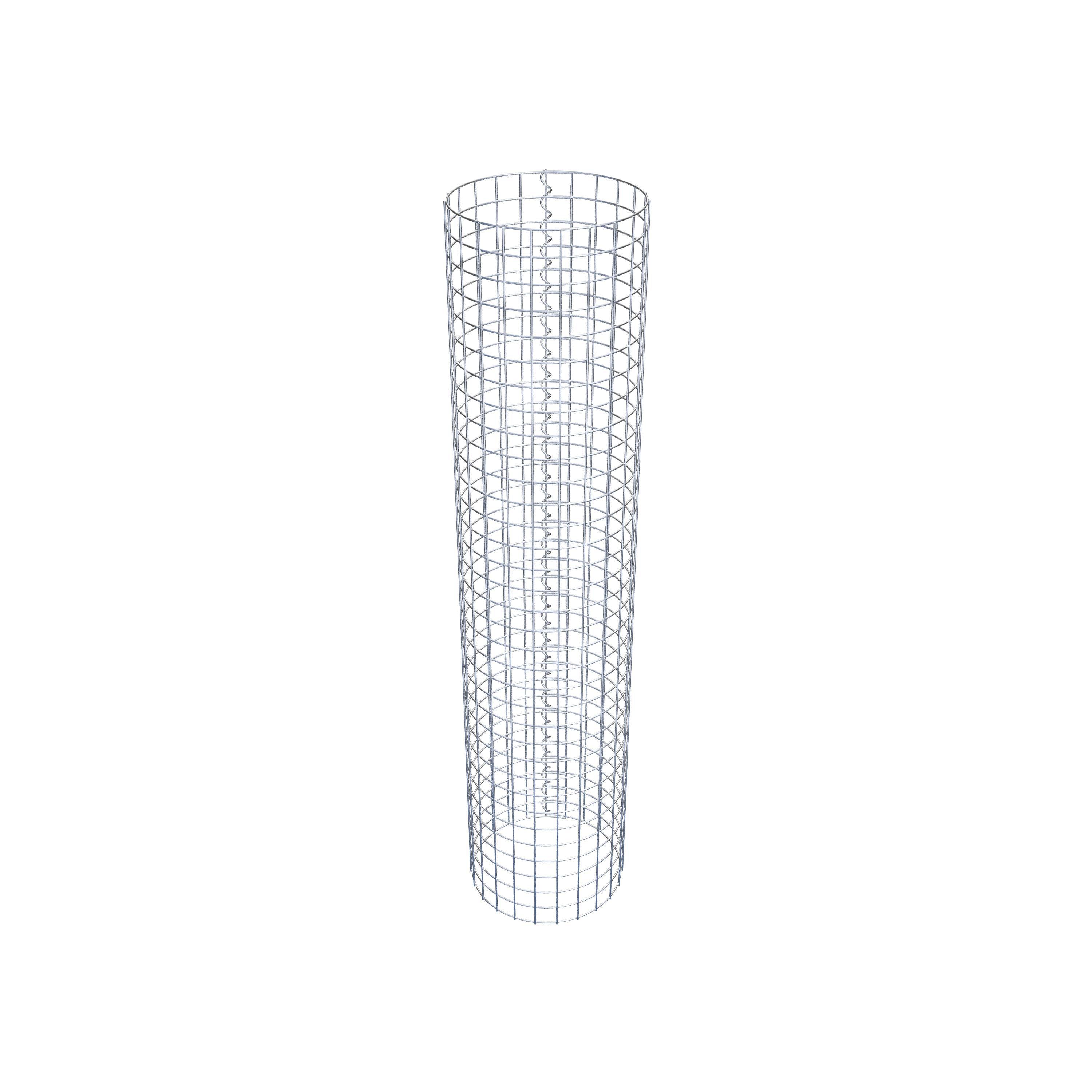 Columna de gaviones diámetro 37 cm MW 5 x 5 cm redonda