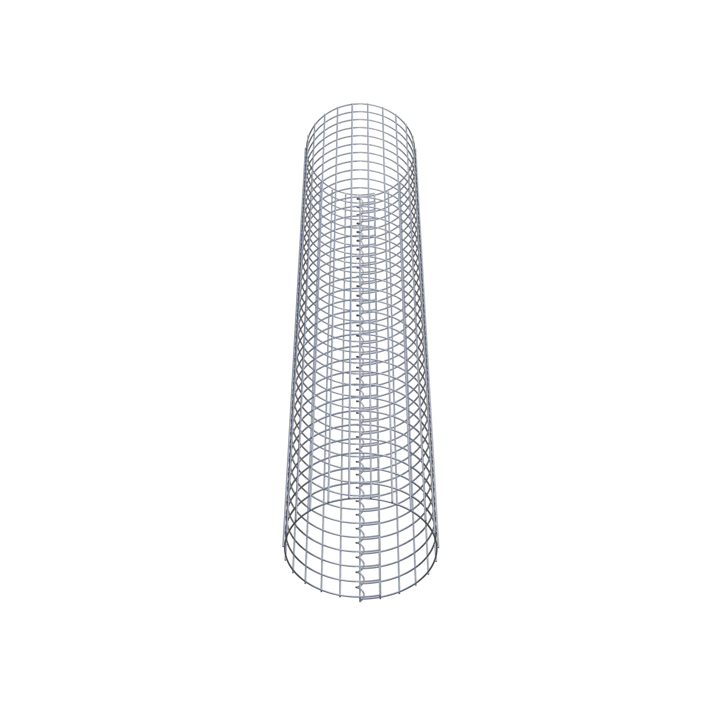 Columna de gaviones diámetro 37 cm MW 5 x 5 cm redonda