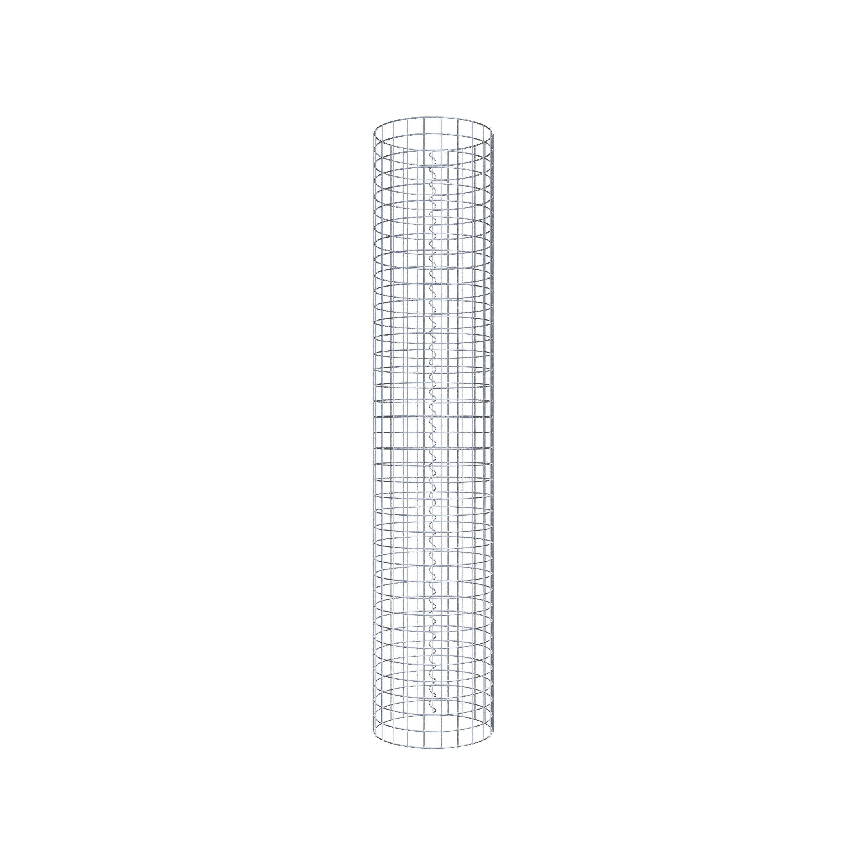 Columna de gaviones diámetro 37 cm MW 5 x 5 cm redonda