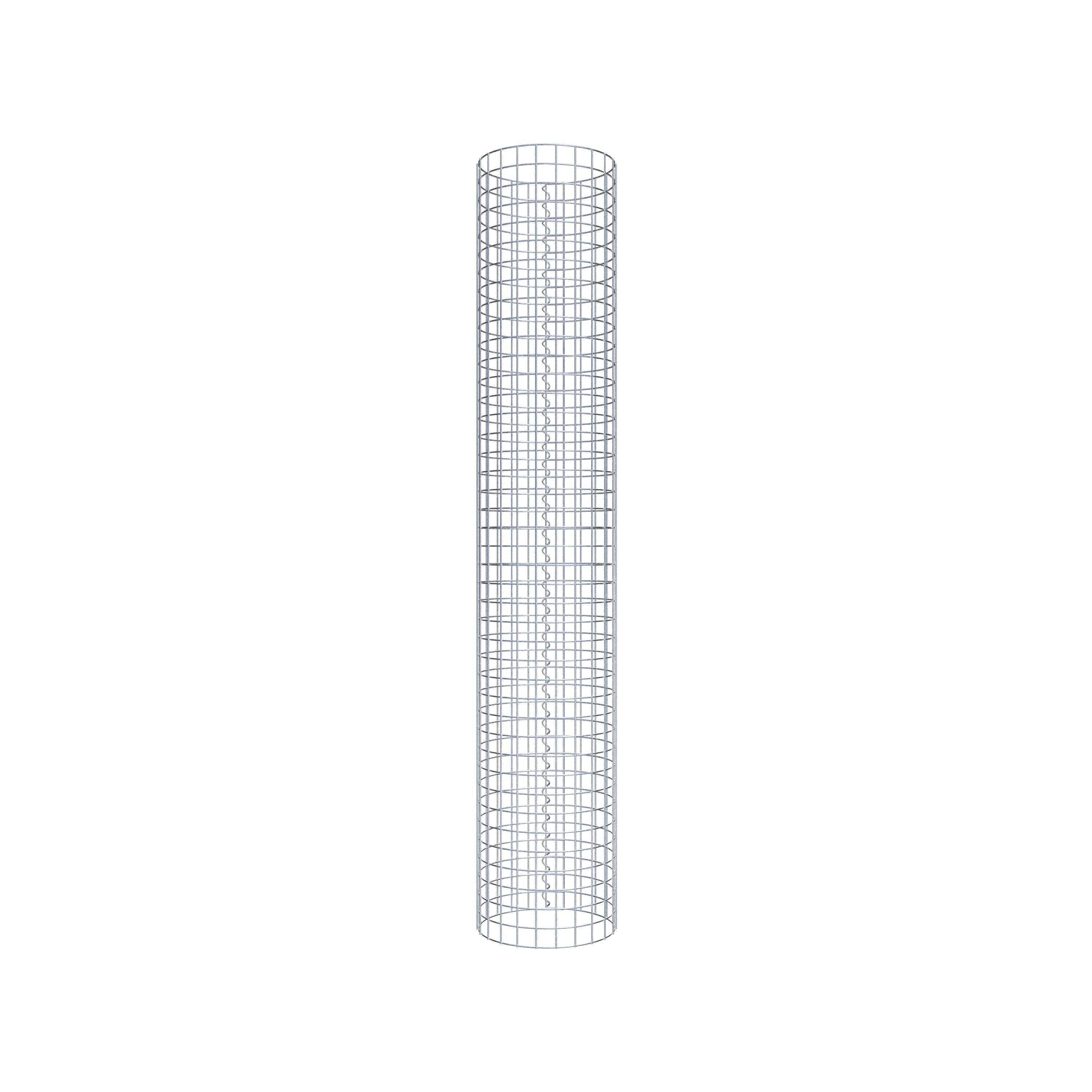 Columna de gaviones diámetro 37 cm MW 5 x 5 cm redonda