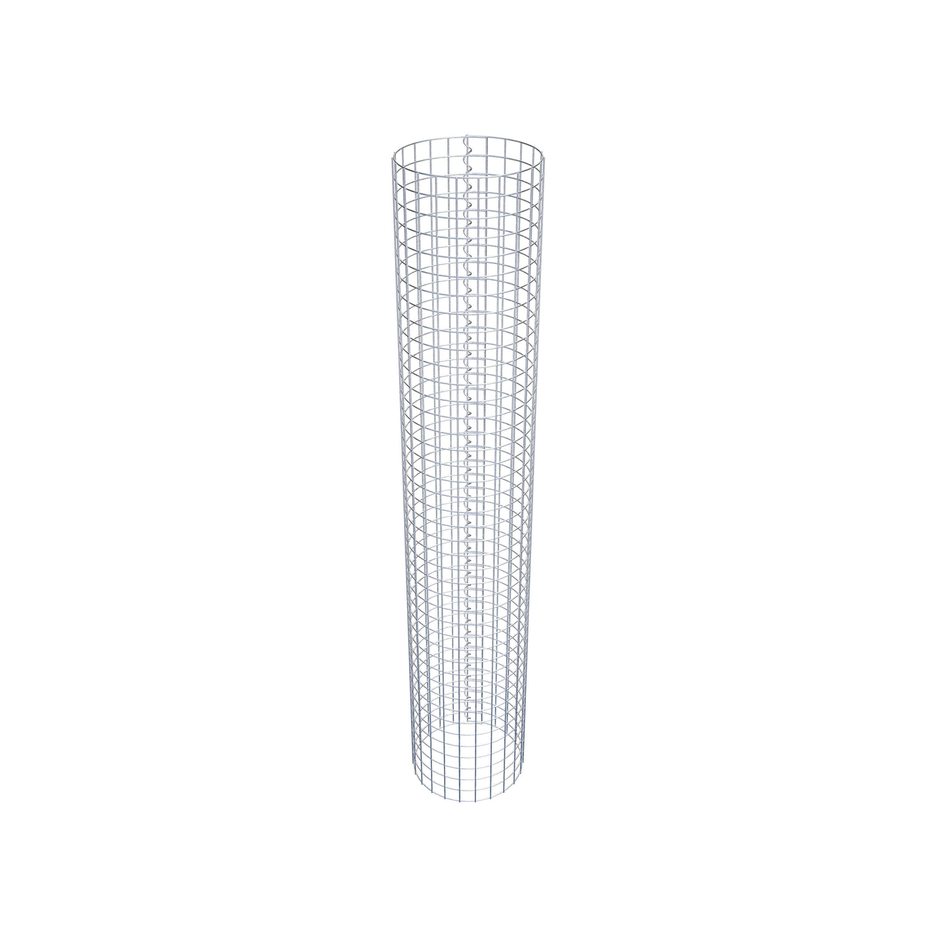 Columna de gaviones diámetro 37 cm MW 5 x 5 cm redonda