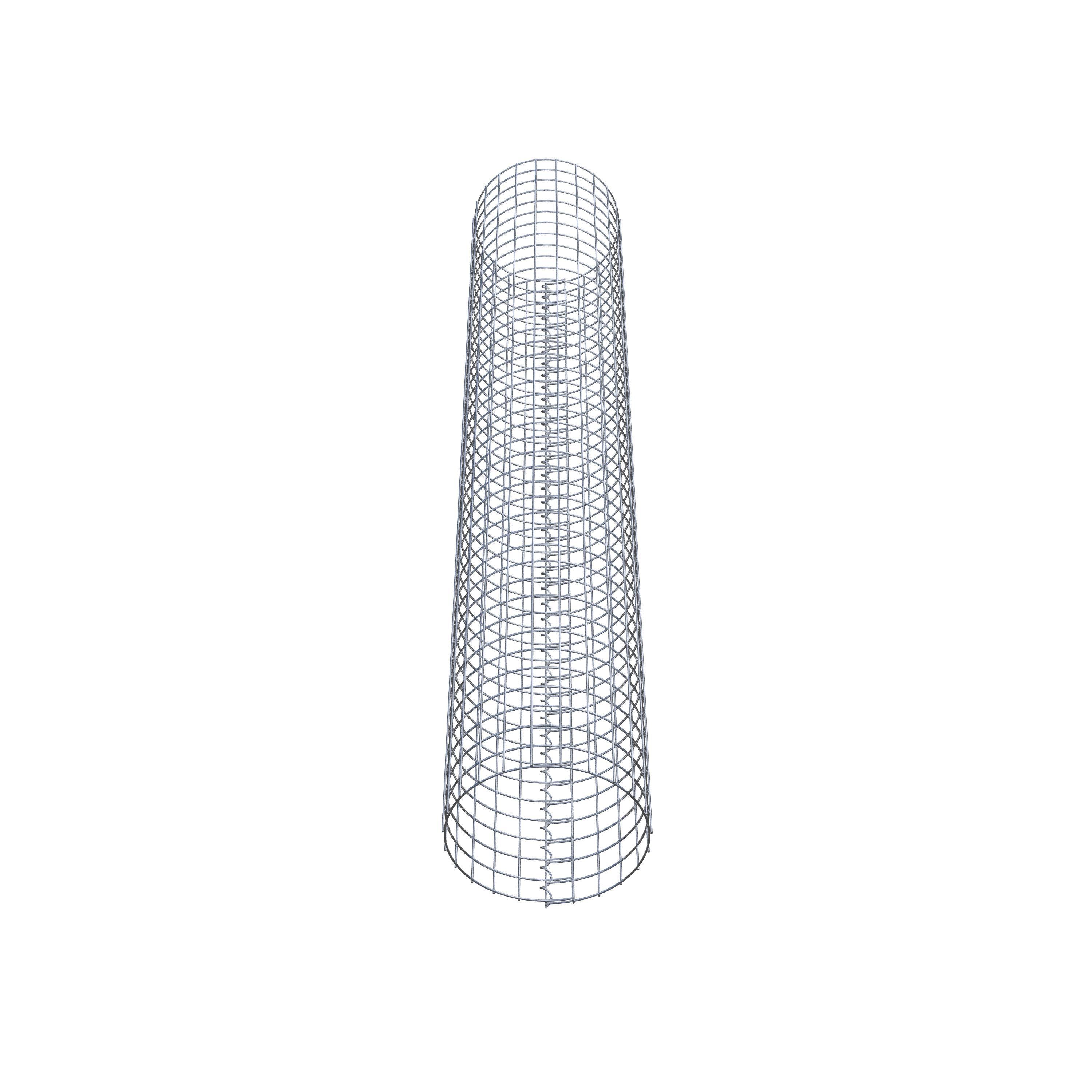 Columna de gaviones diámetro 37 cm MW 5 x 5 cm redonda