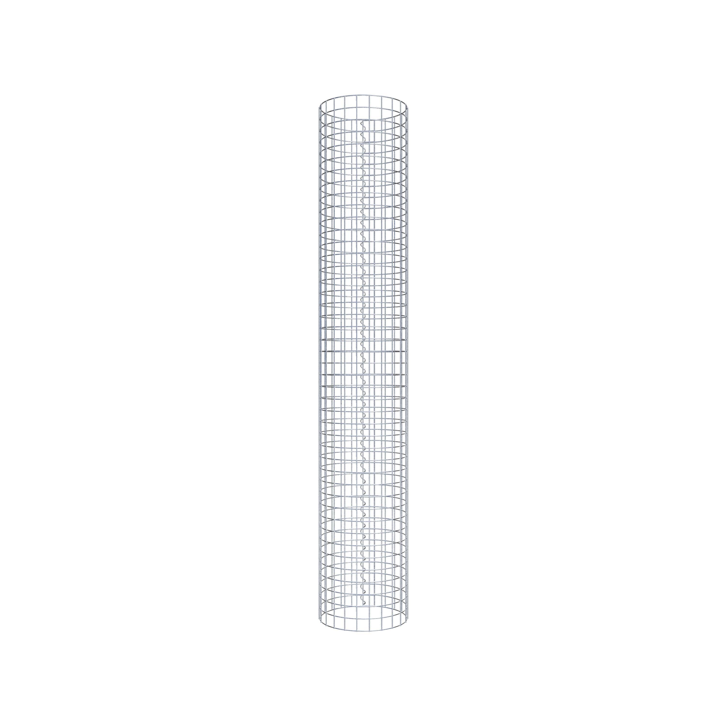 Columna de gaviones diámetro 37 cm MW 5 x 5 cm redonda