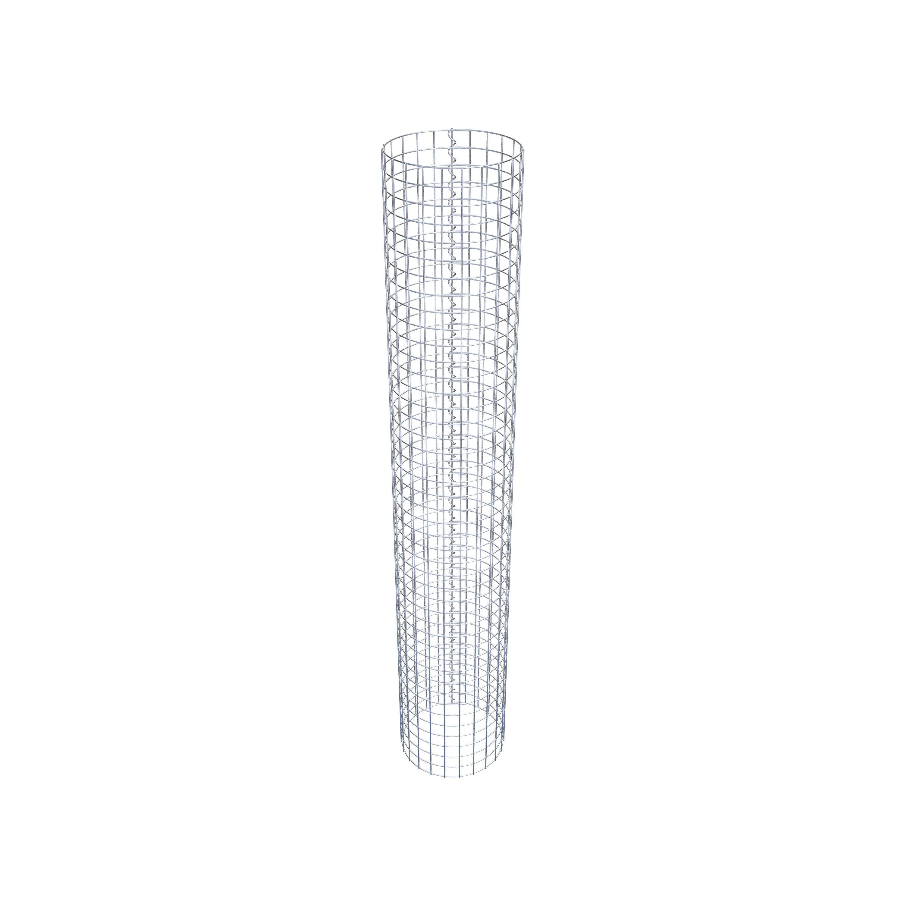 Columna de gaviones diámetro 37 cm MW 5 x 5 cm redonda