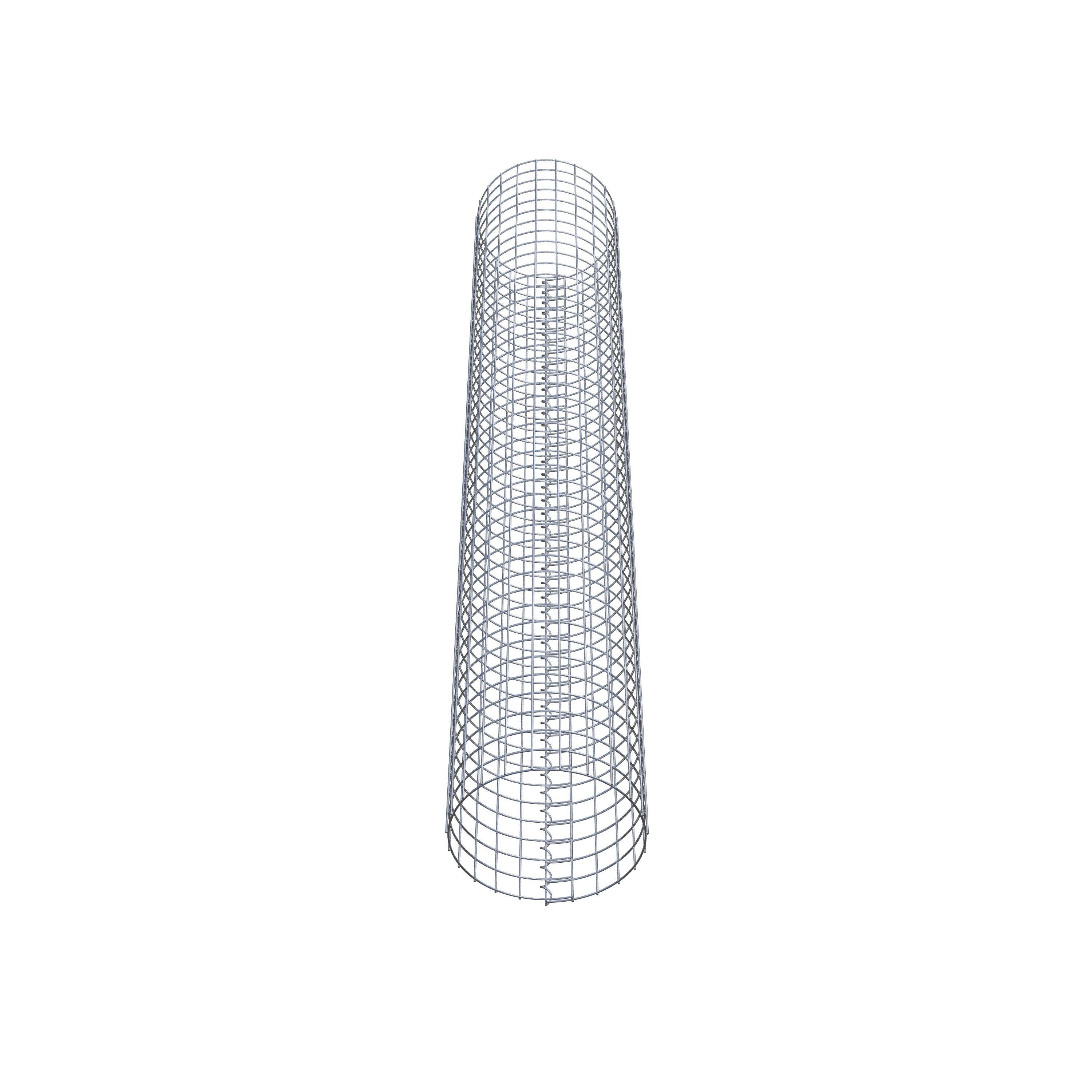 Columna de gaviones diámetro 37 cm MW 5 x 5 cm redonda