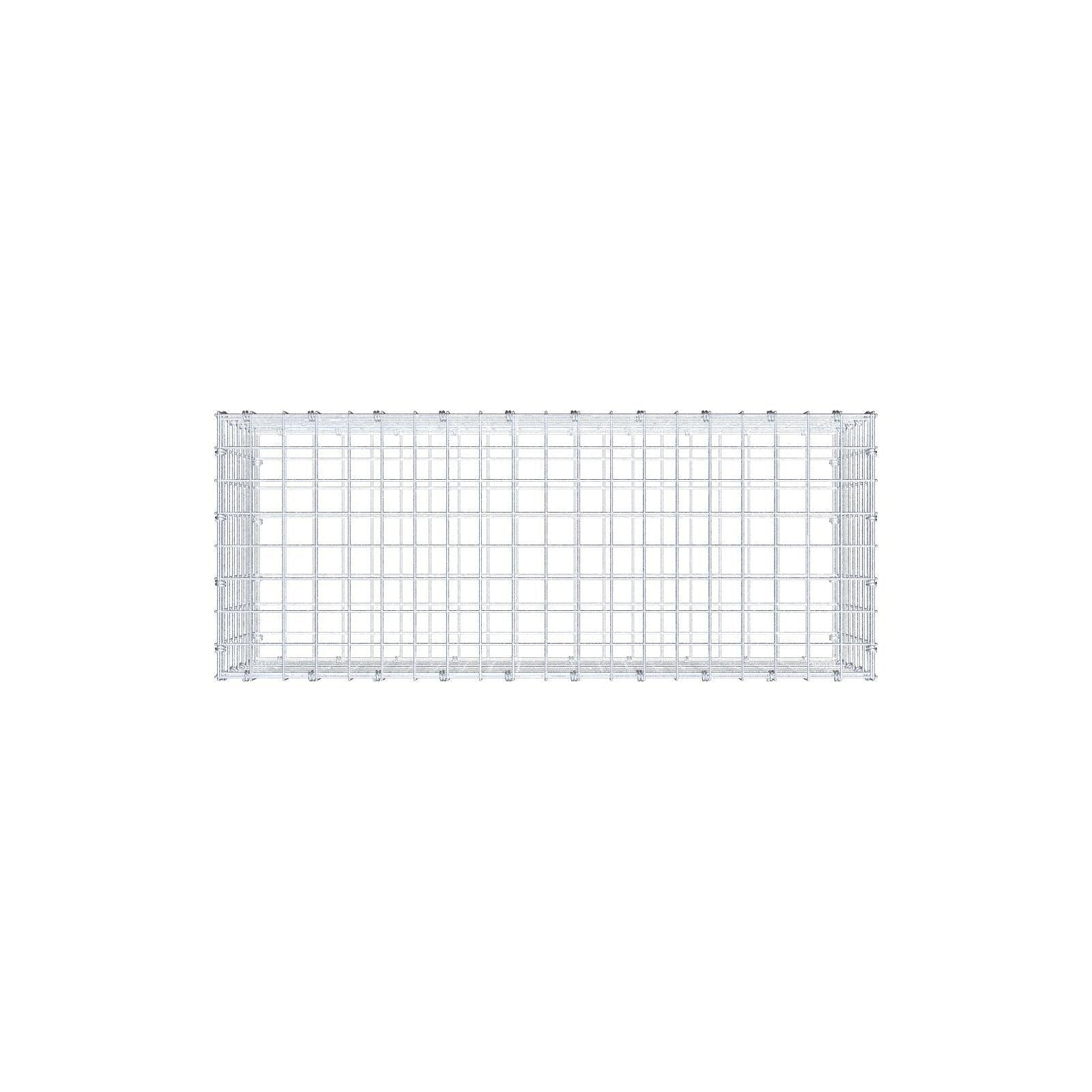 Gabion 100 cm x 40 cm x 40 cm (L x H x D), maskestørrelse 5 x 5 cm, spiralring