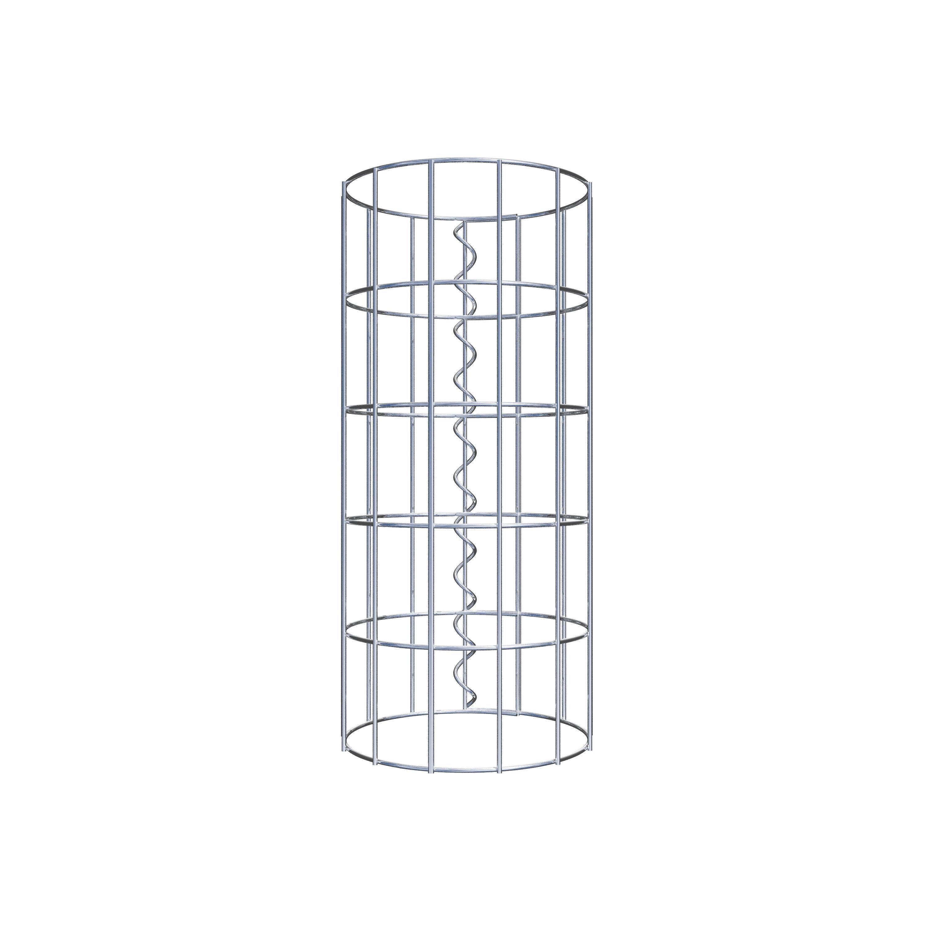 Columna de gaviones diámetro 22 cm, MW 5 x 10 cm redonda