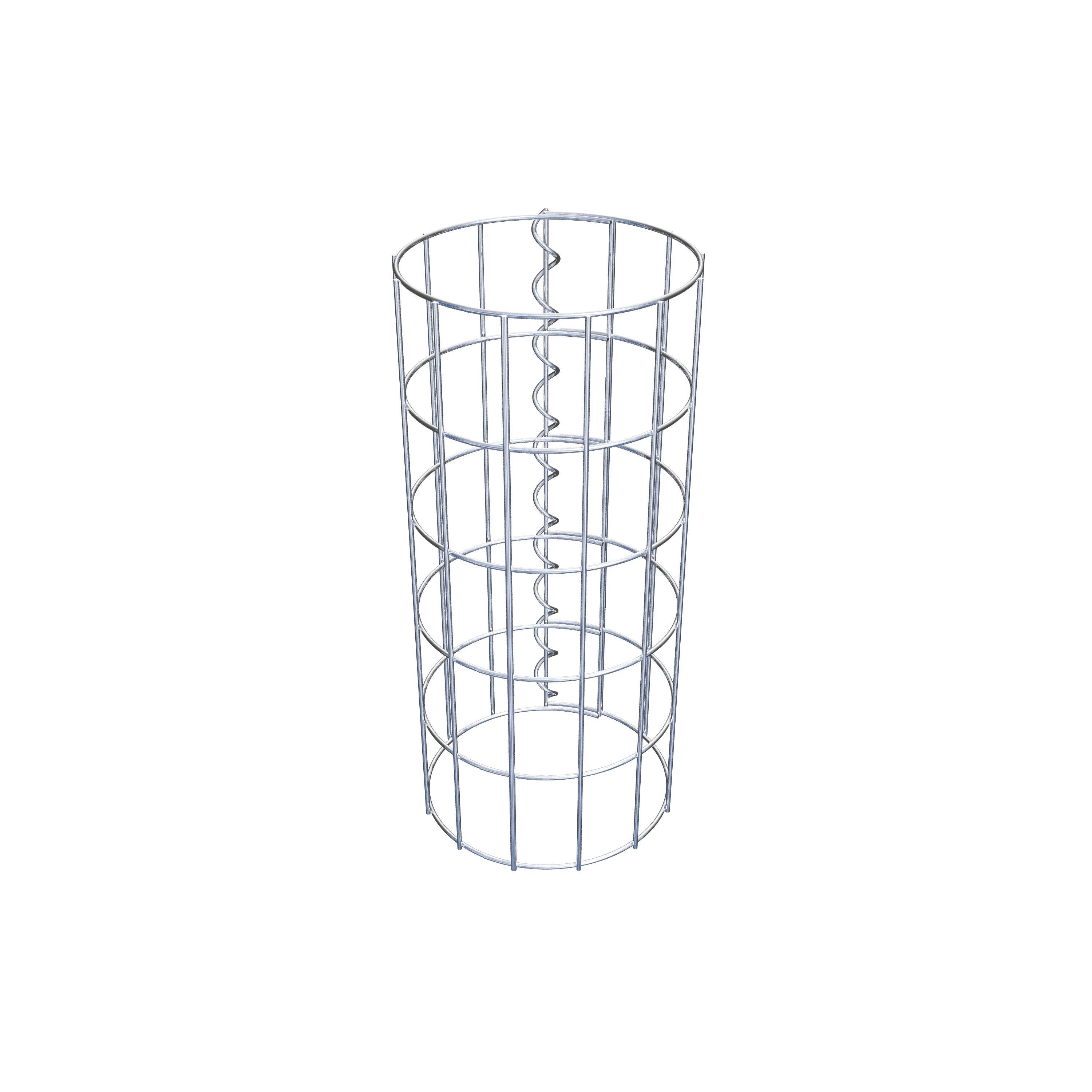 Columna de gaviones diámetro 22 cm, MW 5 x 10 cm redonda