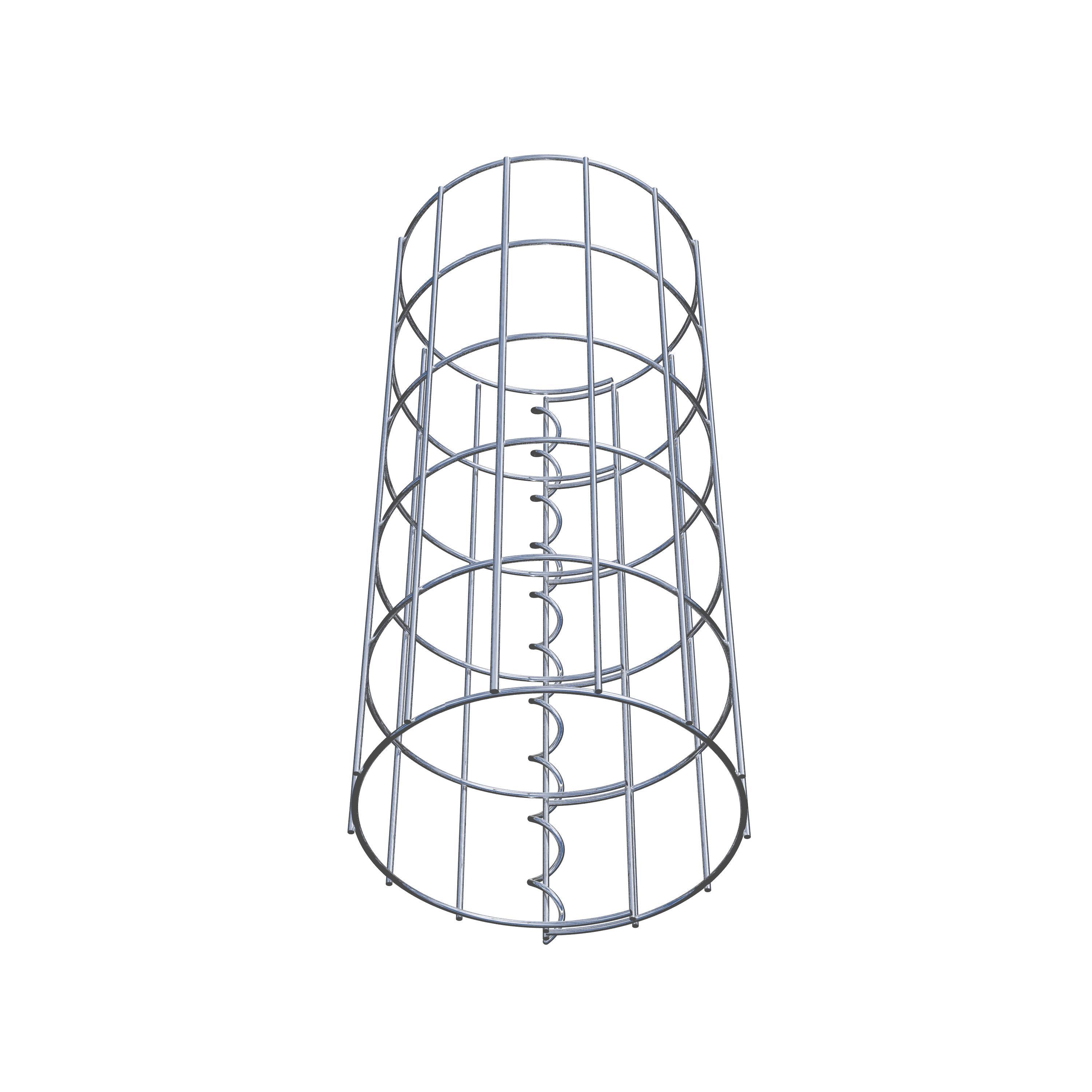 Columna de gaviones diámetro 22 cm, MW 5 x 10 cm redonda