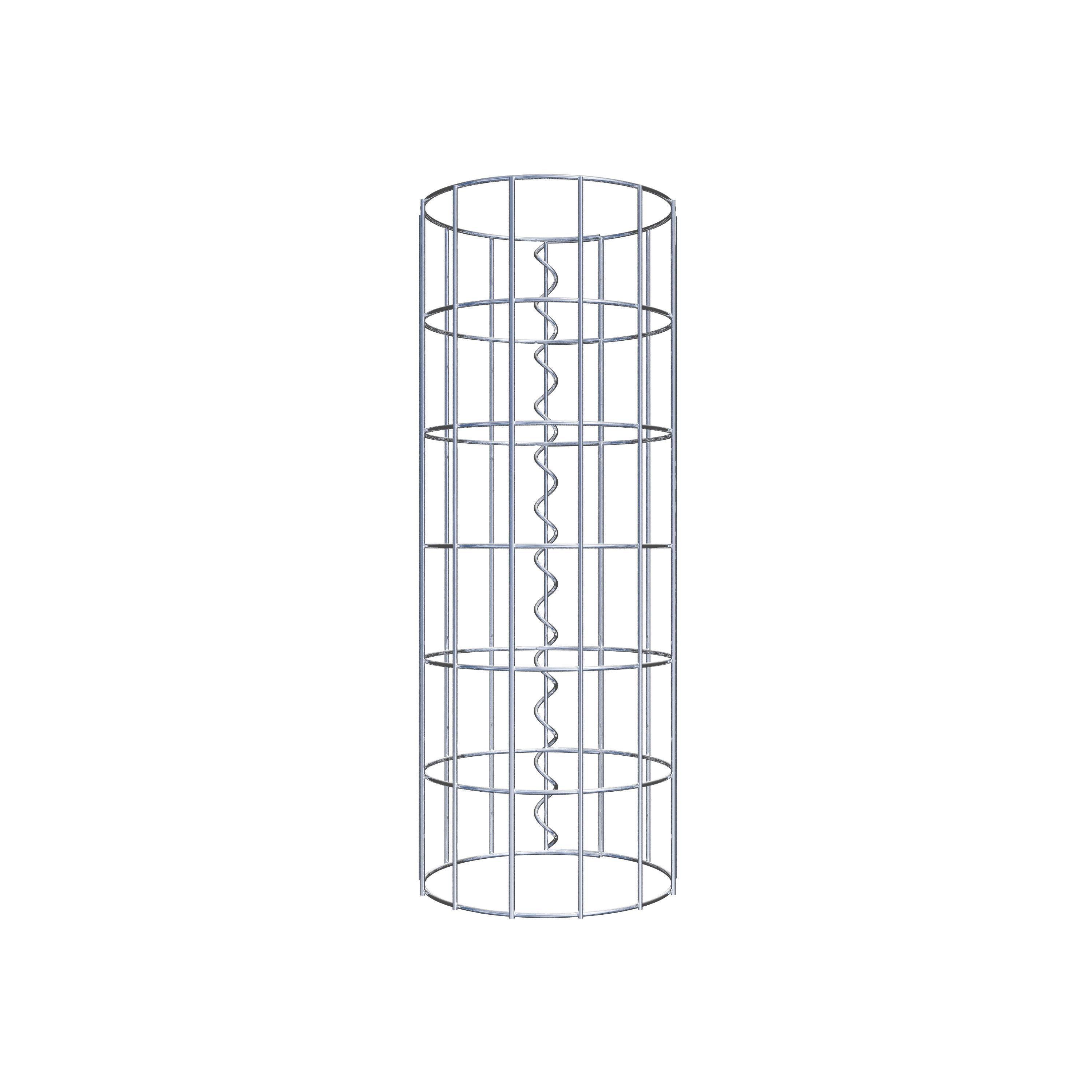 Columna de gaviones diámetro 22 cm, MW 5 x 10 cm redonda