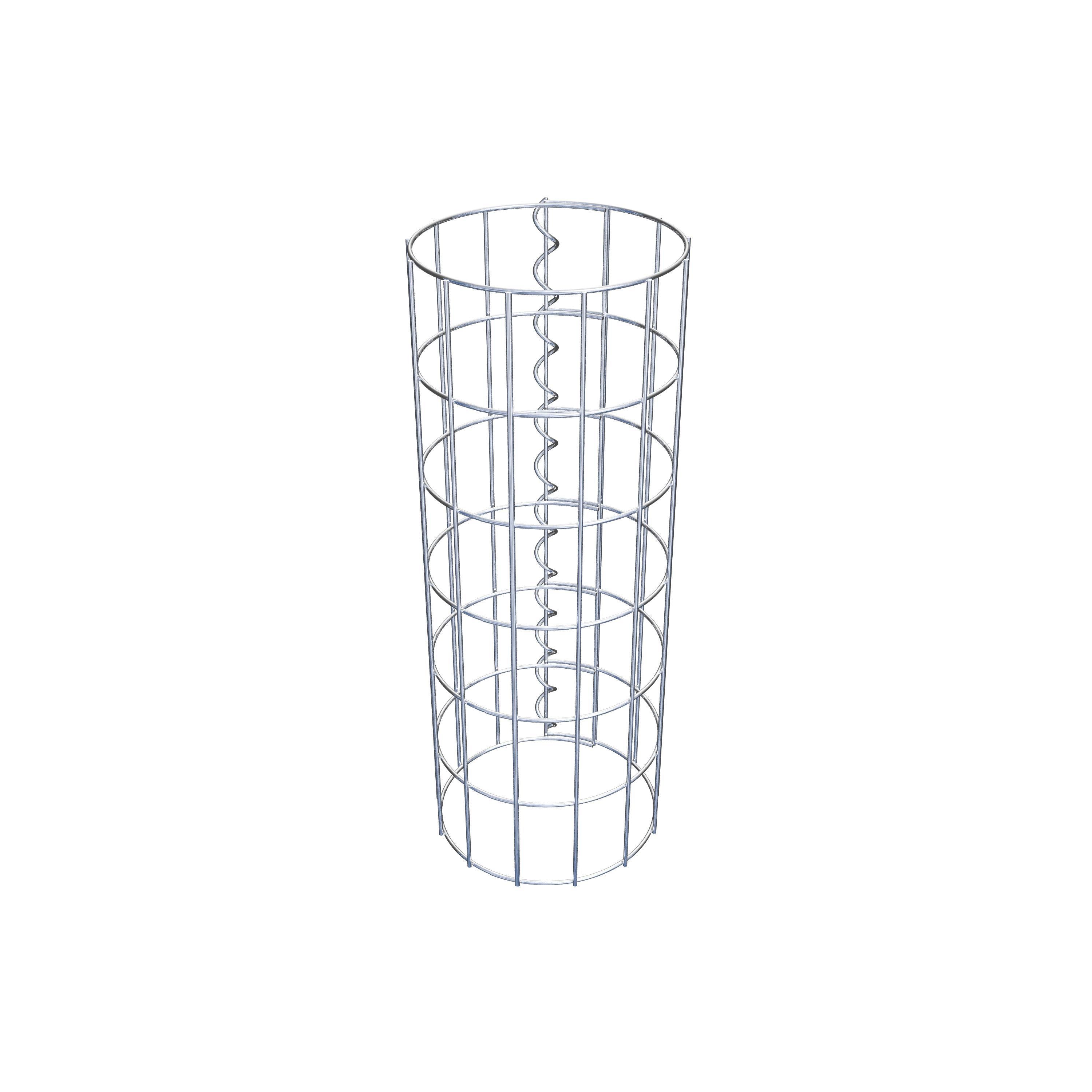 Columna de gaviones diámetro 22 cm, MW 5 x 10 cm redonda