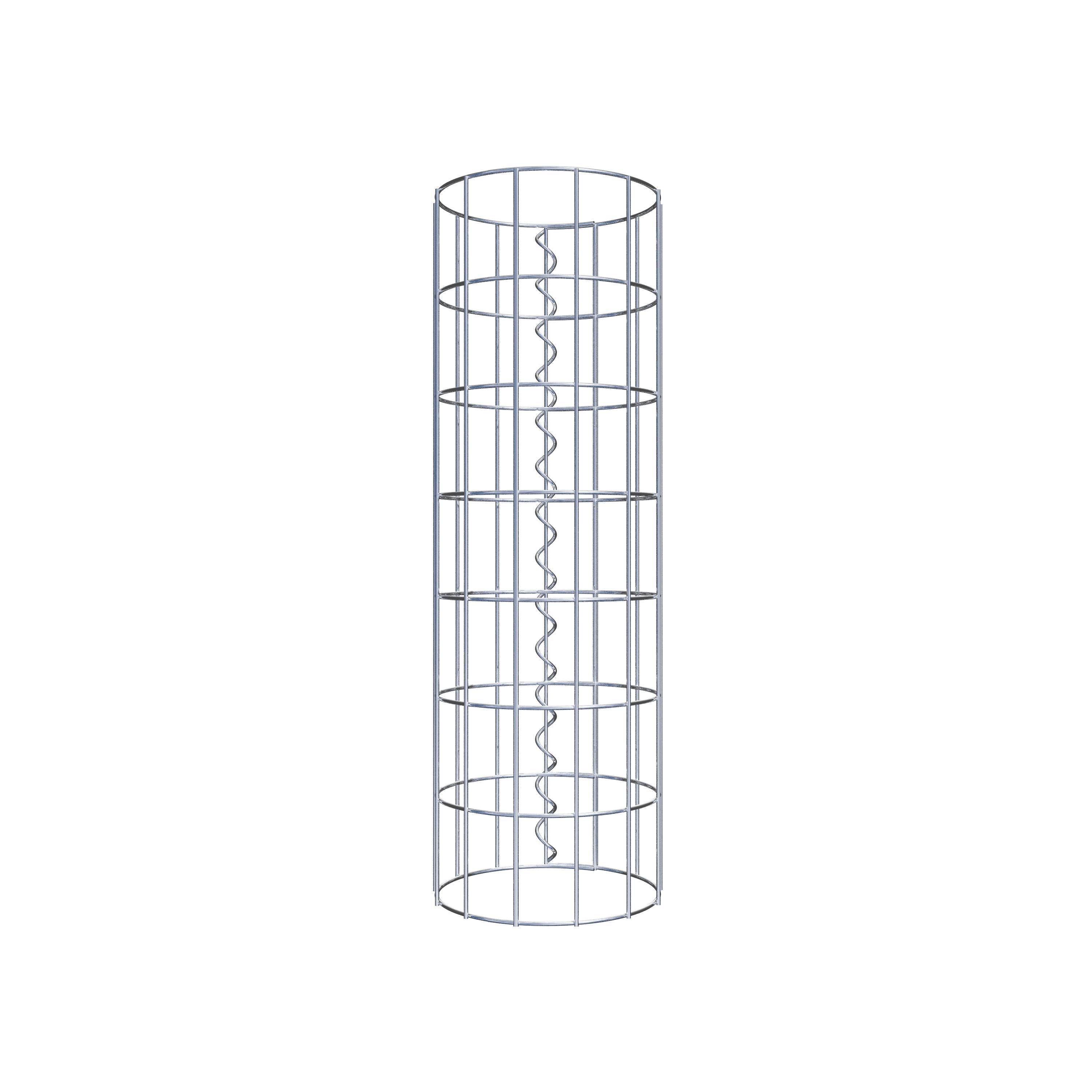 Columna de gaviones diámetro 22 cm, MW 5 x 10 cm redonda