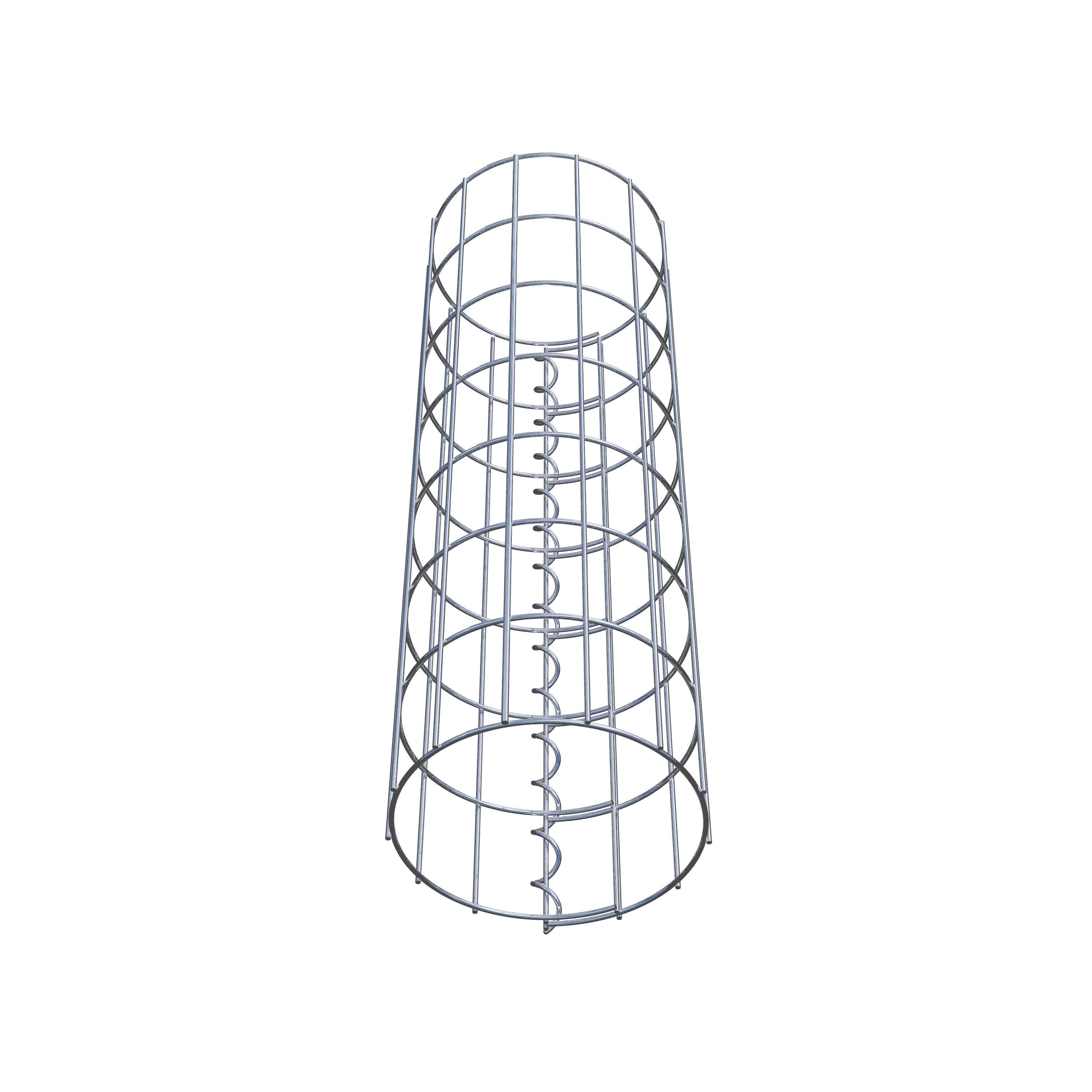Columna de gaviones diámetro 22 cm, MW 5 x 10 cm redonda