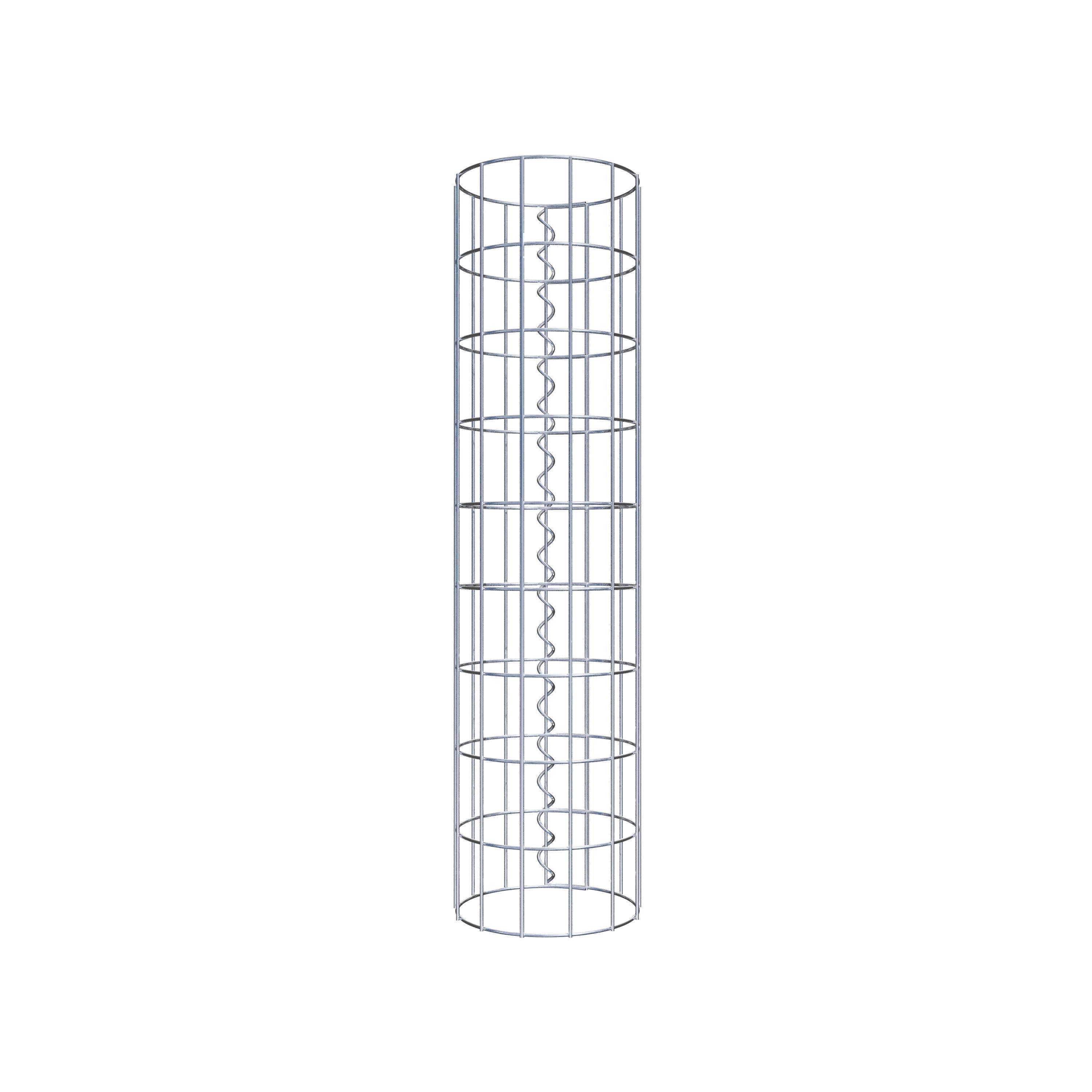 Columna de gaviones diámetro 22 cm, MW 5 x 10 cm redonda
