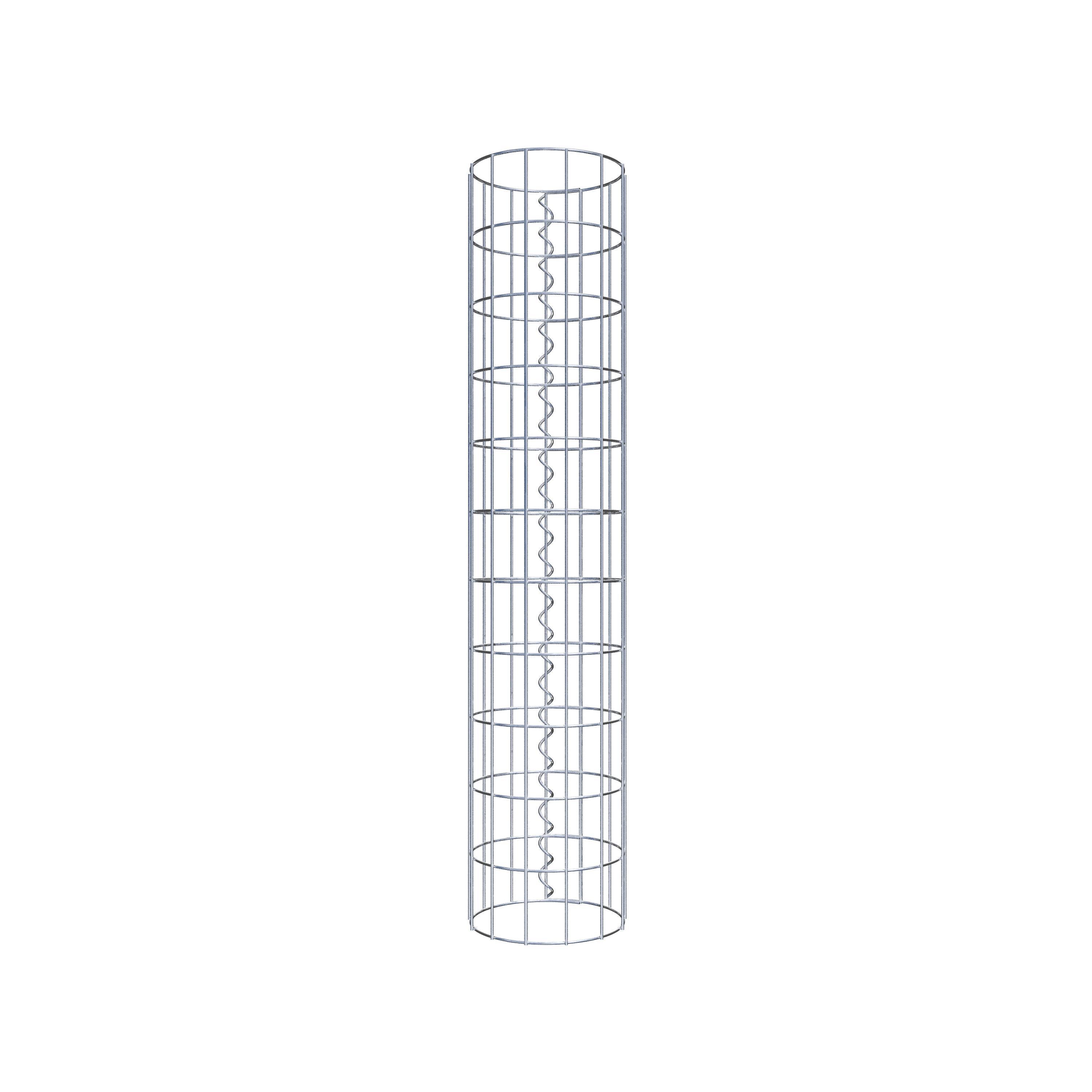Columna de gaviones diámetro 22 cm, MW 5 x 10 cm redonda