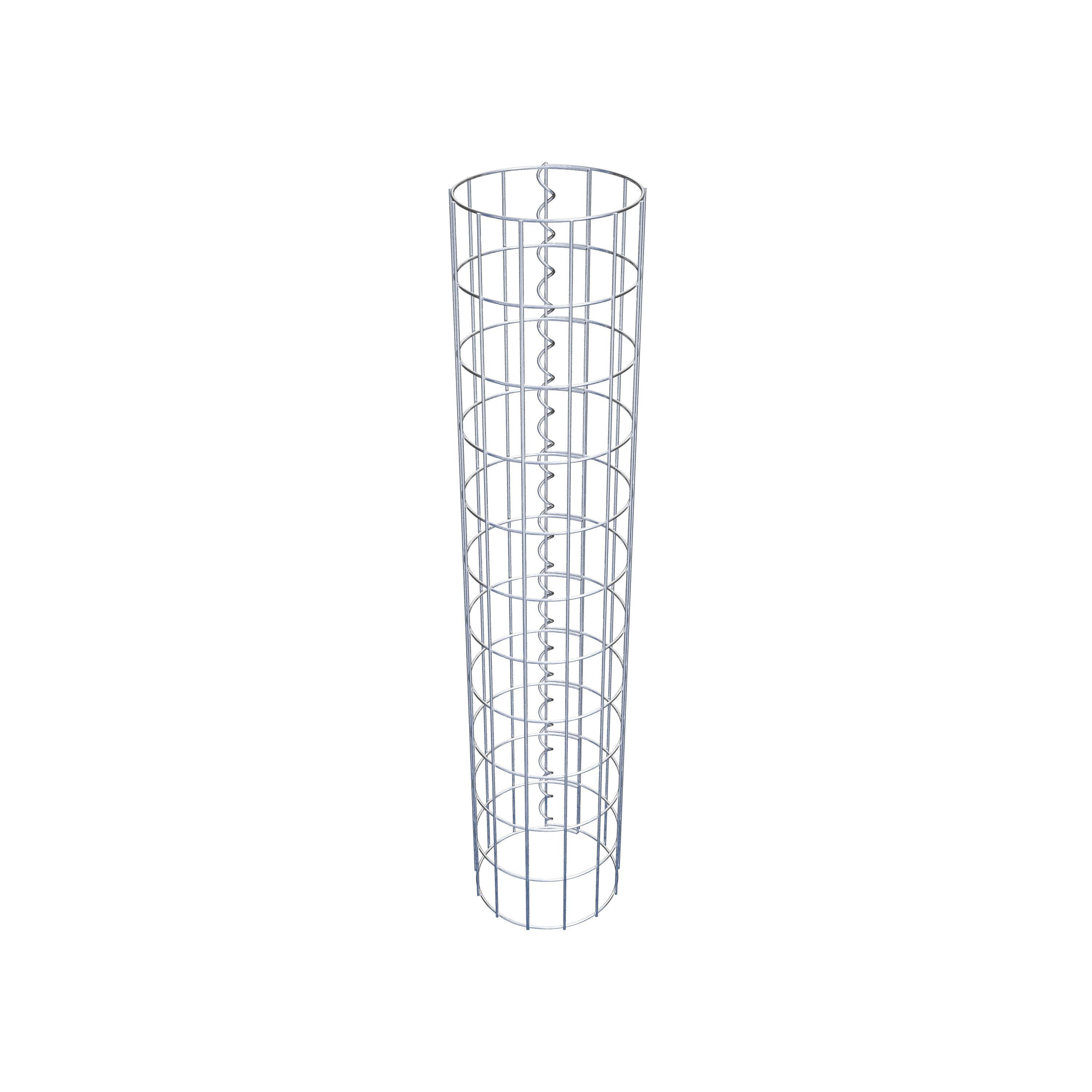 Columna de gaviones diámetro 22 cm, MW 5 x 10 cm redonda