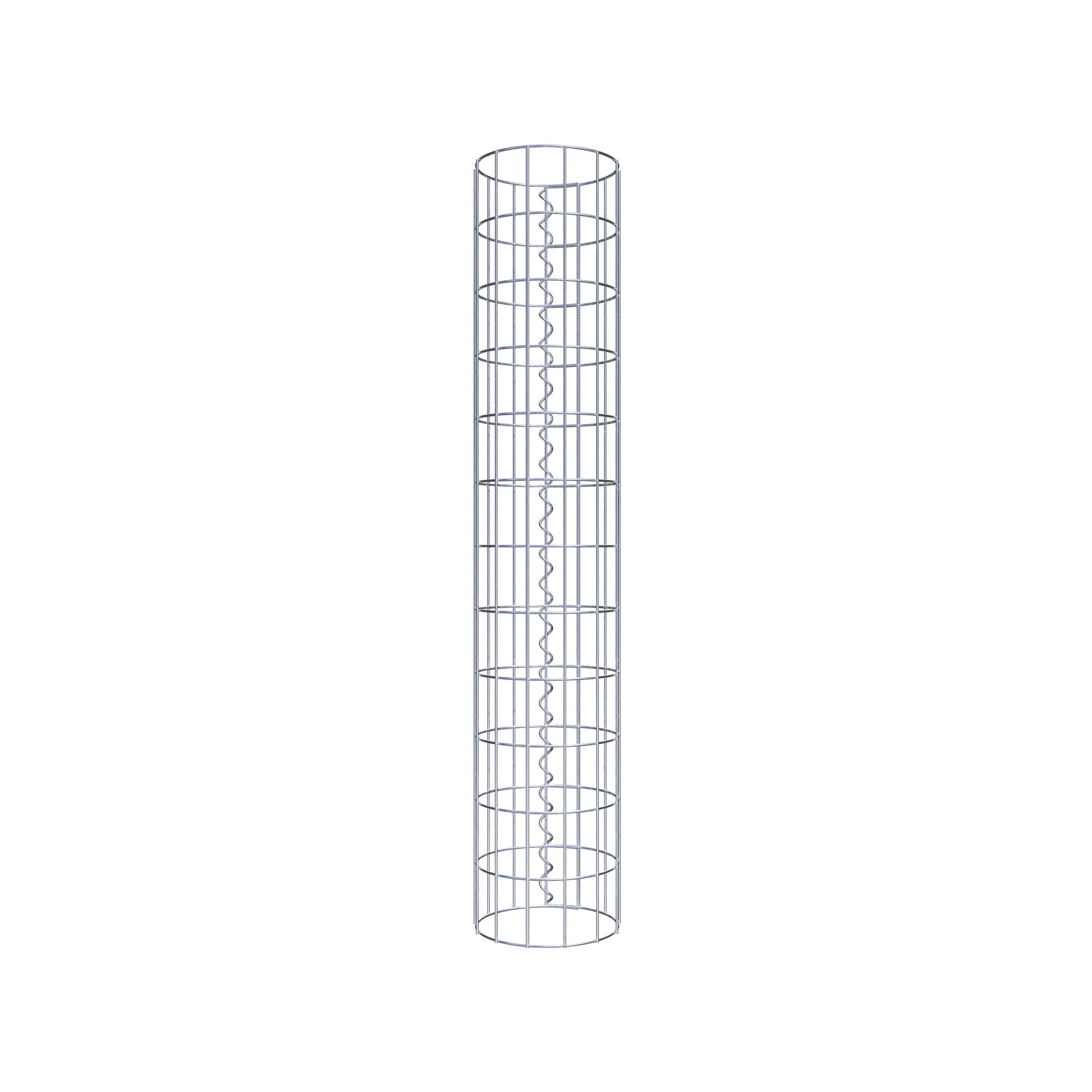 Columna de gaviones diámetro 22 cm, MW 5 x 10 cm redonda